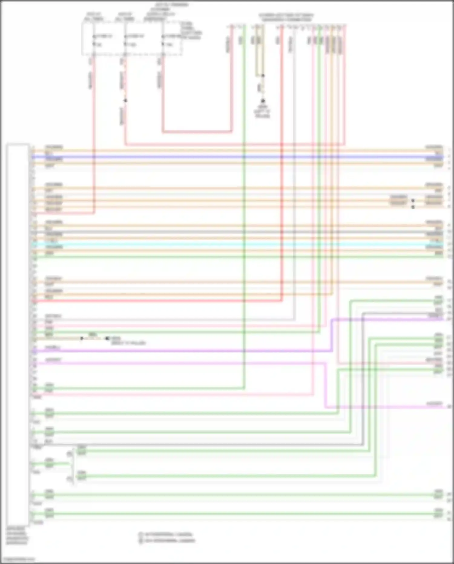 Q4 e-tron Audi I (2021-2024): Computer data lines circuit (1 of 7)