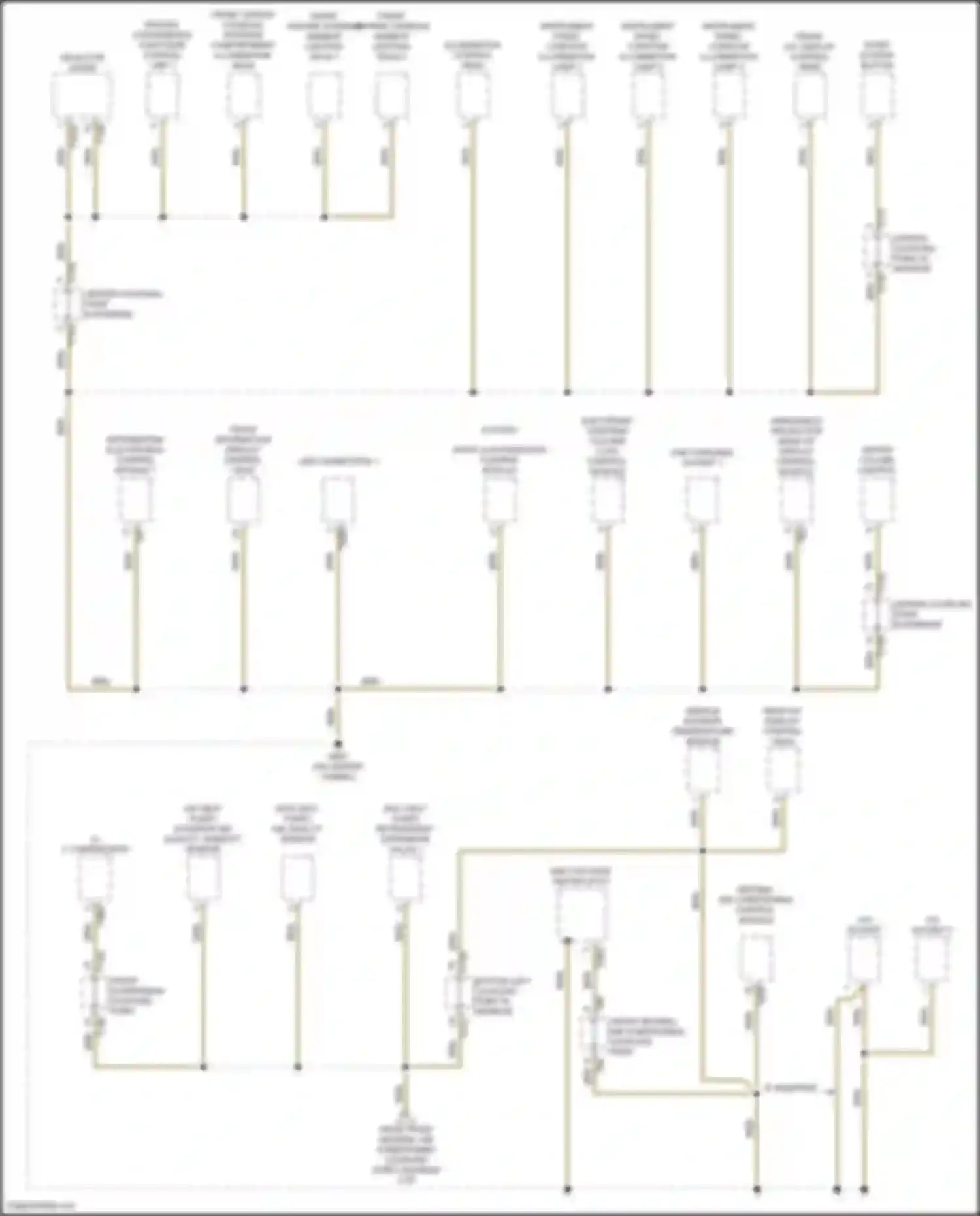 Q4 e-tron Audi I (2021-2024): Ground distribution circuit (2 of 6)