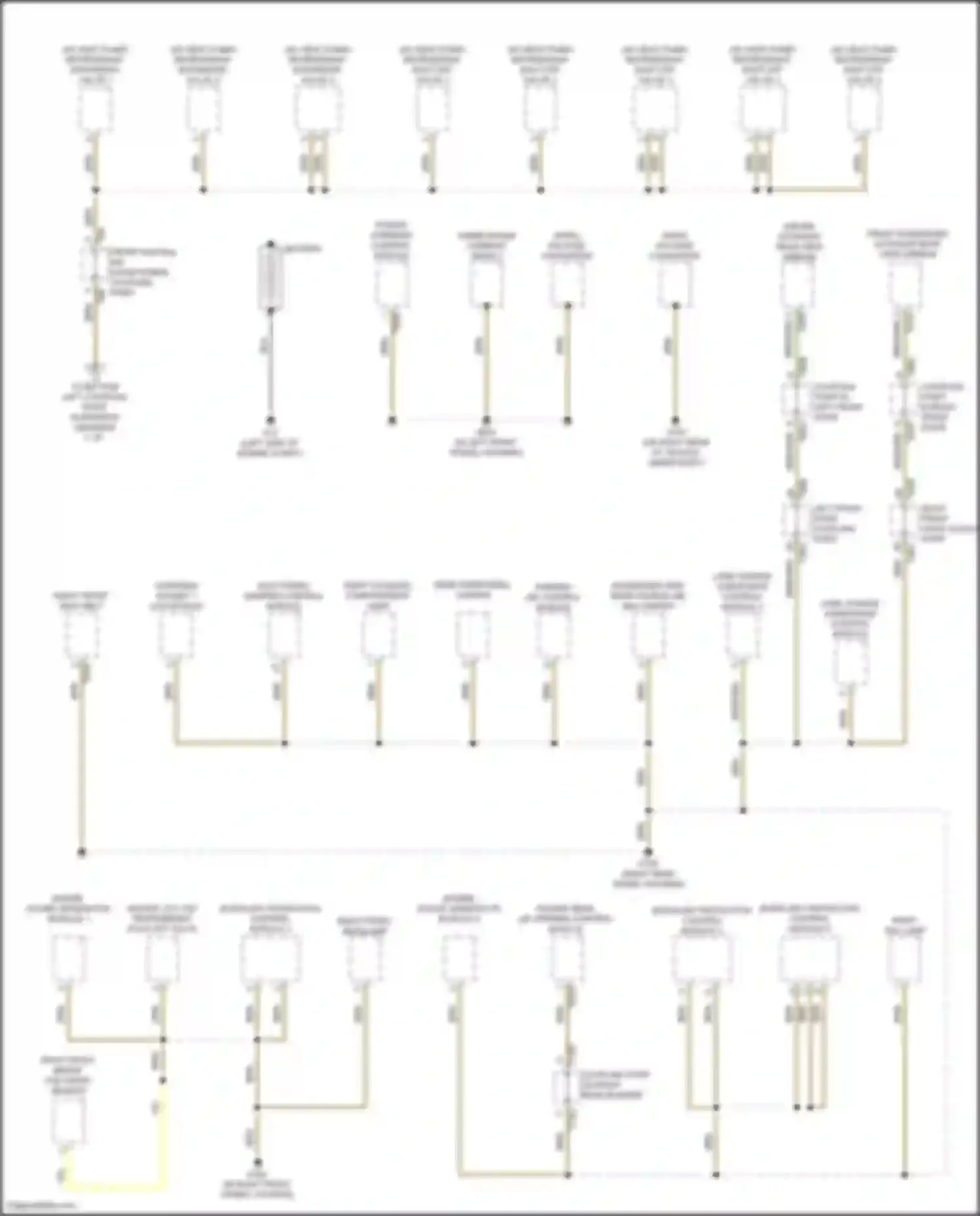 Q4 e-tron Audi I (2021-2024): Ground distribution circuit (3 of 6)