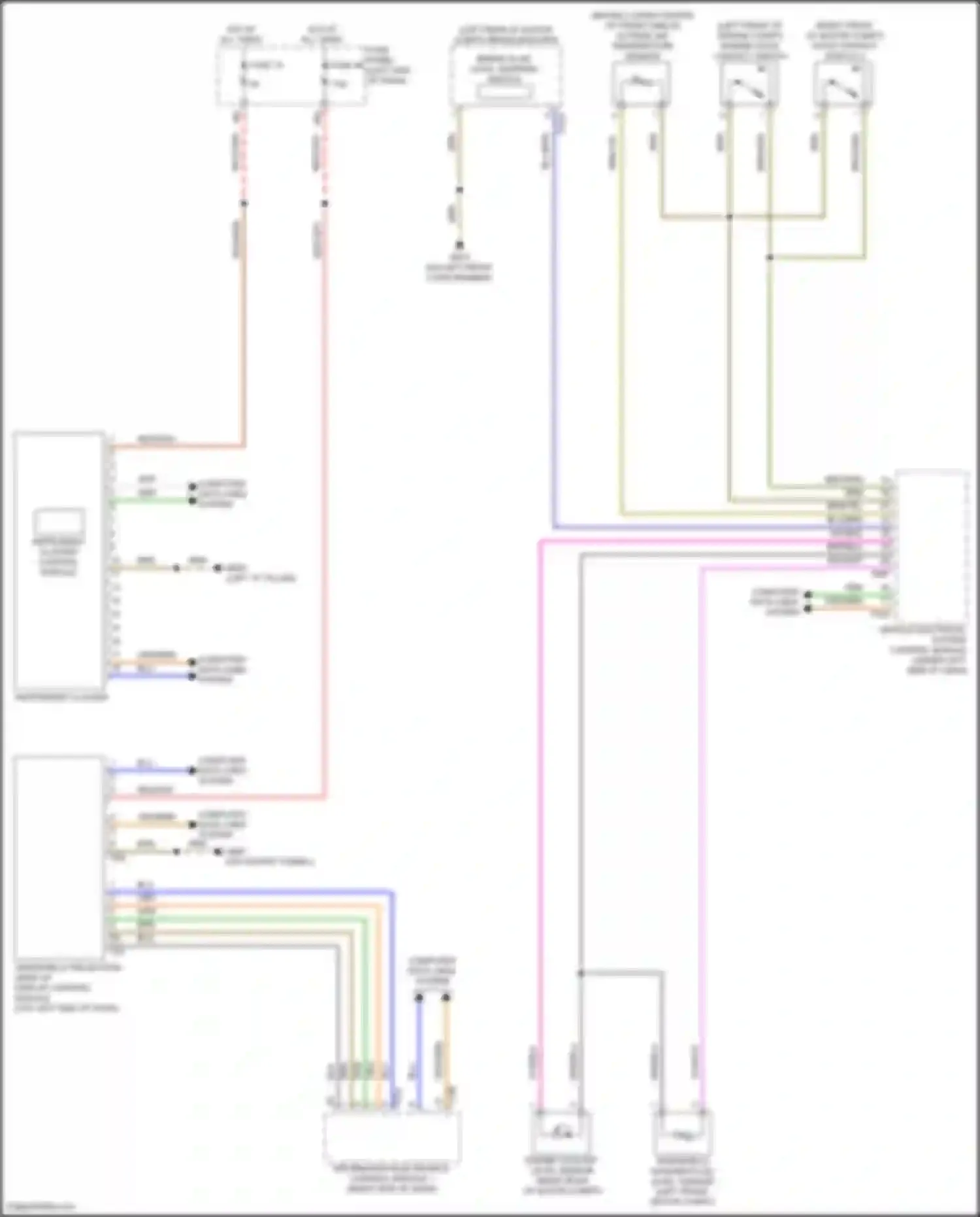 Q4 e-tron Audi I (2021-2024): Instrument cluster circuit