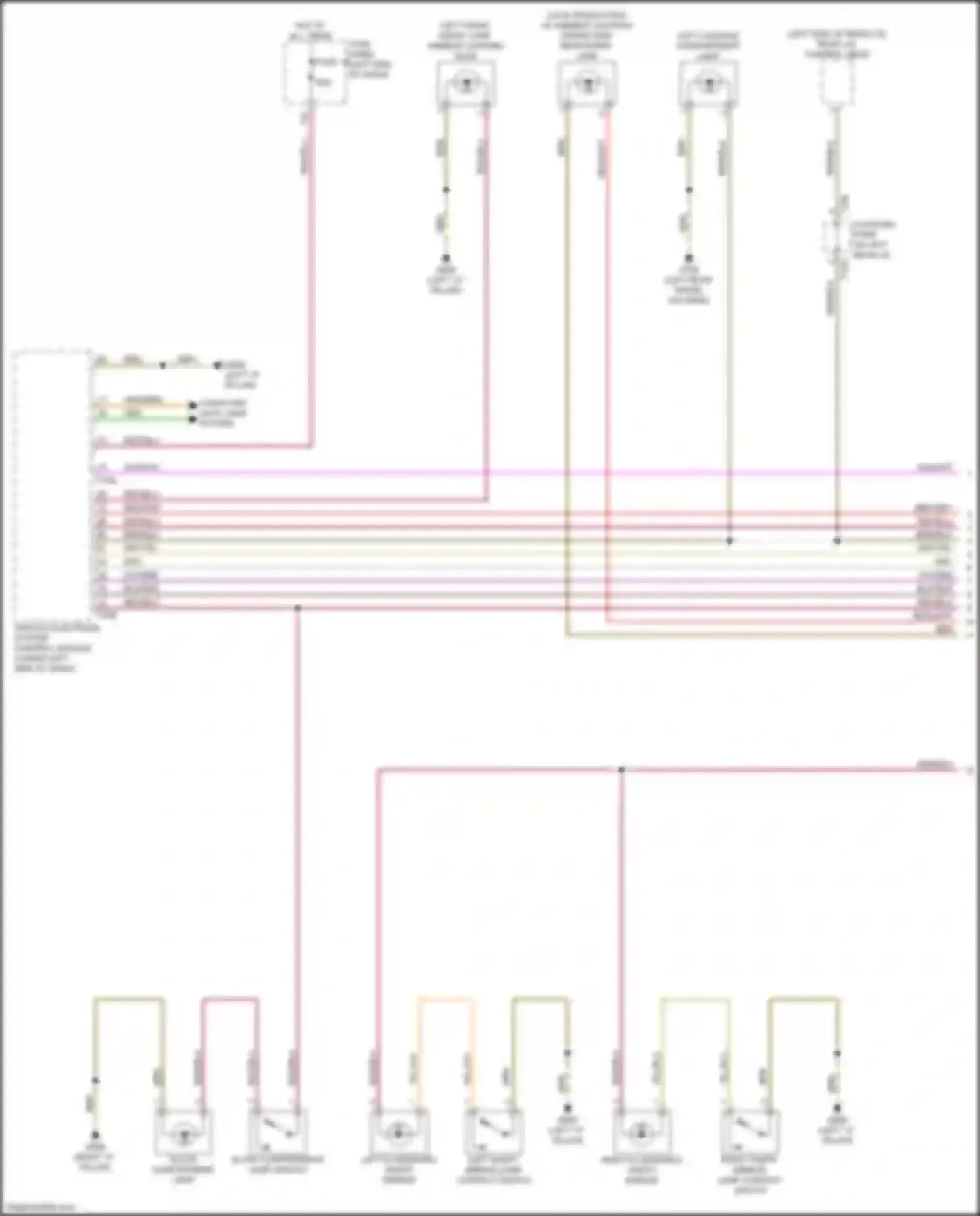 Q4 e-tron Audi I (2021-2024): Courtesy lamps circuit (1 of 5)
