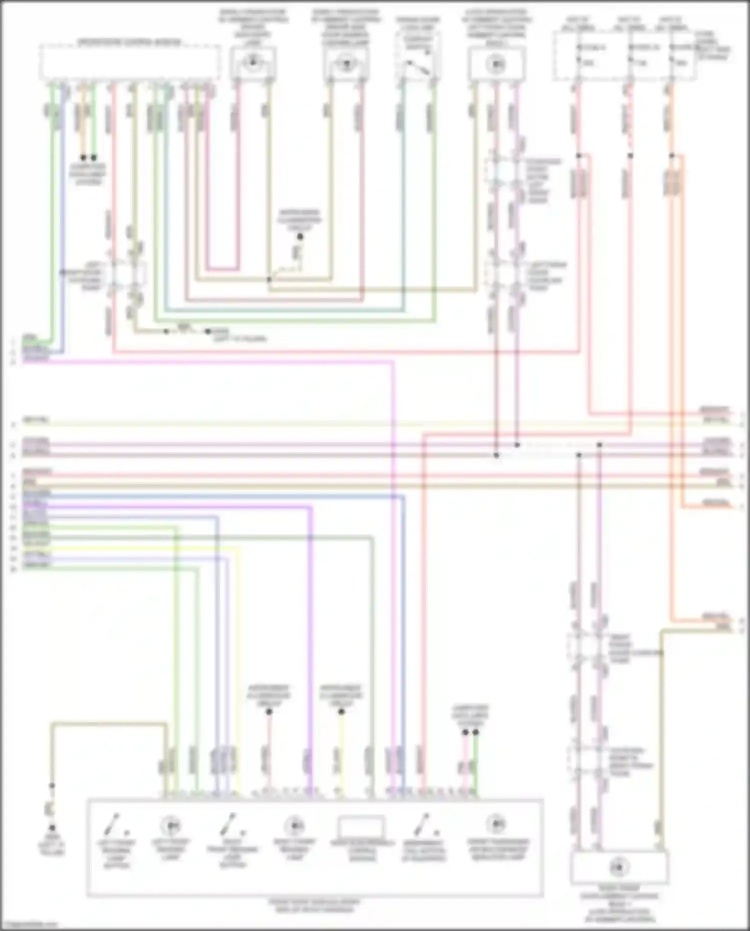Q4 e-tron Audi I (2021-2024): Courtesy lamps circuit (3 of 5)
