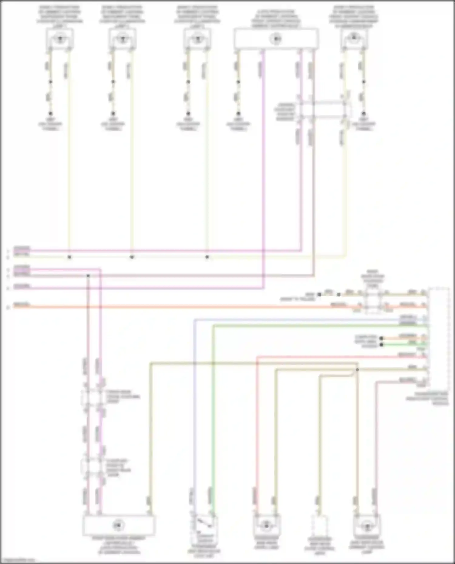 Q4 e-tron Audi I (2021-2024): Courtesy lamps circuit (5 of 5)