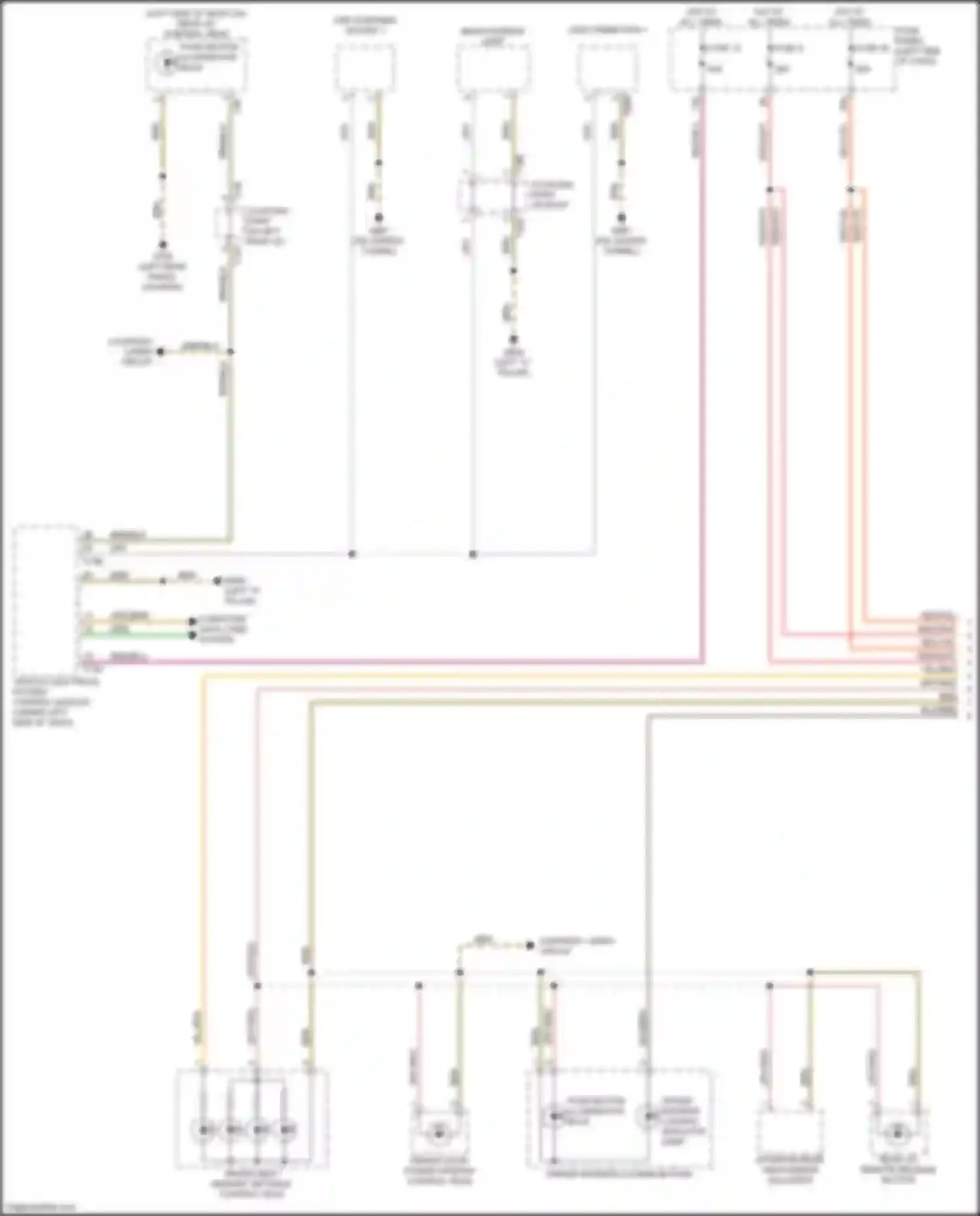 Q4 e-tron Audi I (2021-2024): Instrument illumination circuit (1 of 3)