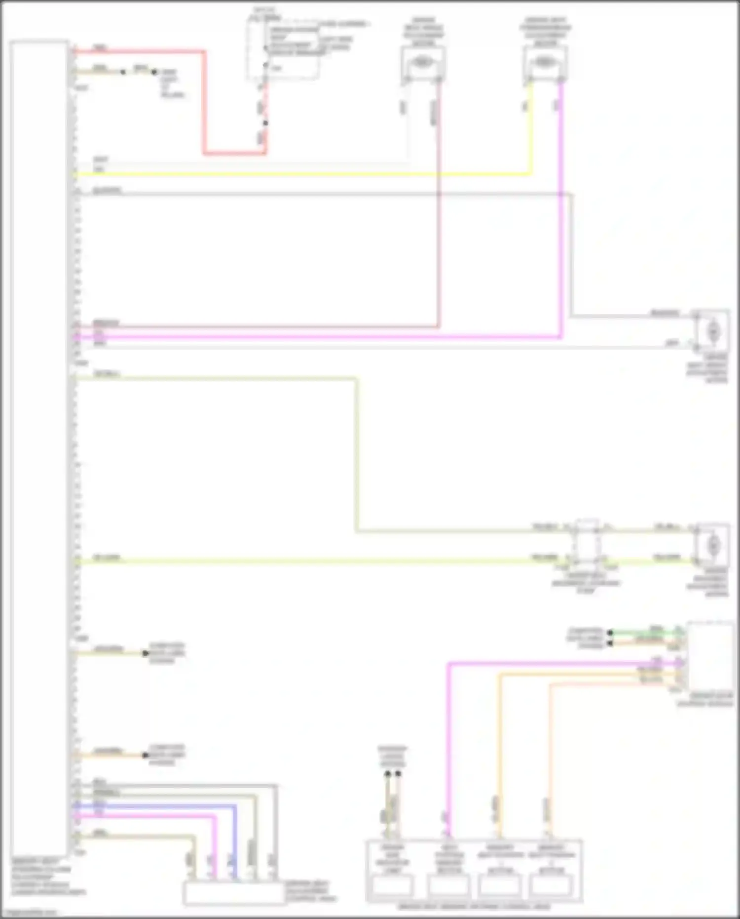 Q4 e-tron Audi I (2021-2024): Memory seat circuit