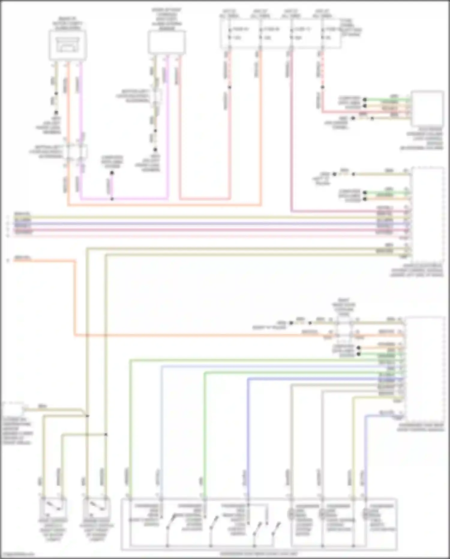 Q4 e-tron Audi I (2021-2024): Power door locks circuit (3 of 3)