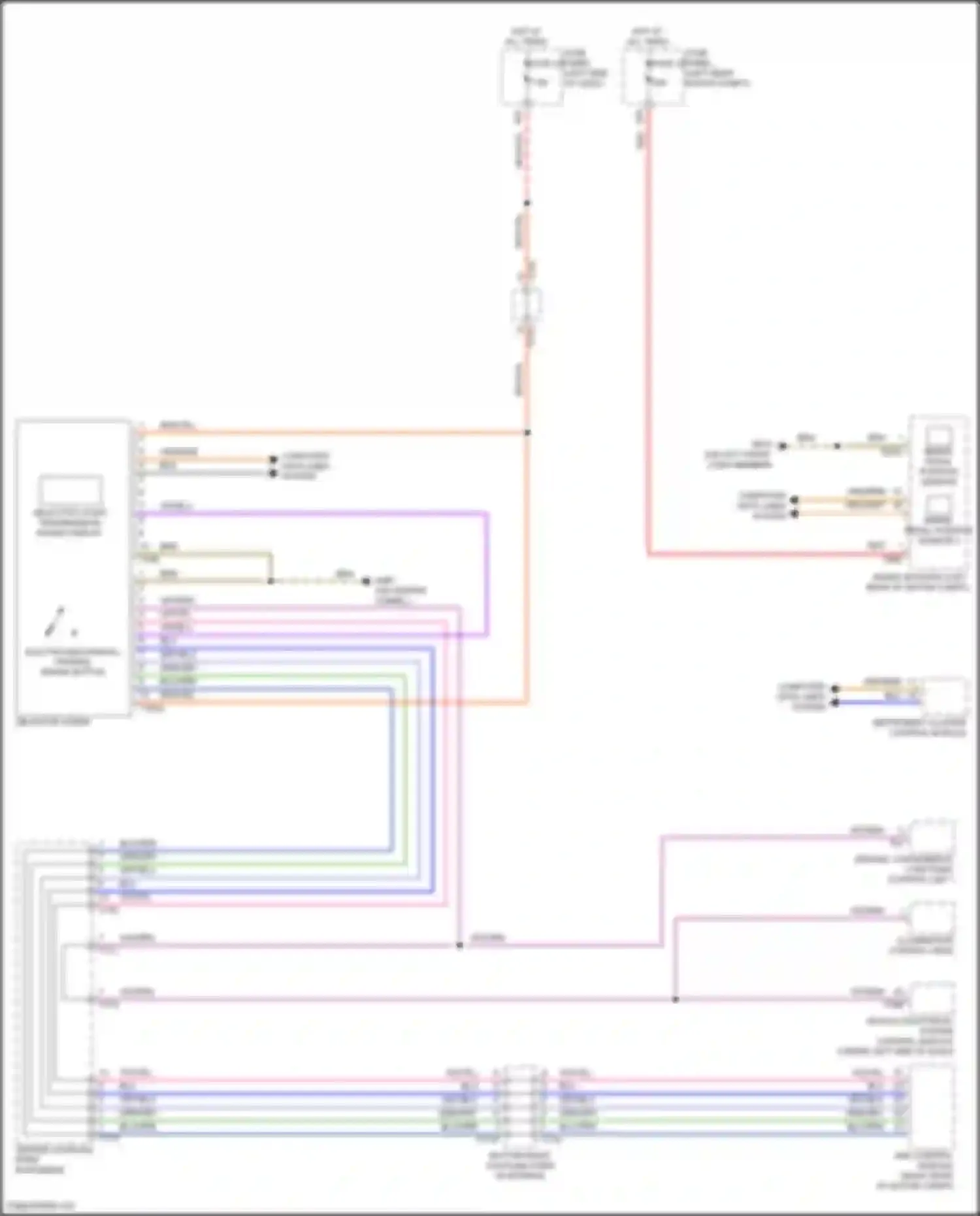 Q4 e-tron Audi I (2021-2024): Shift interlock circuit