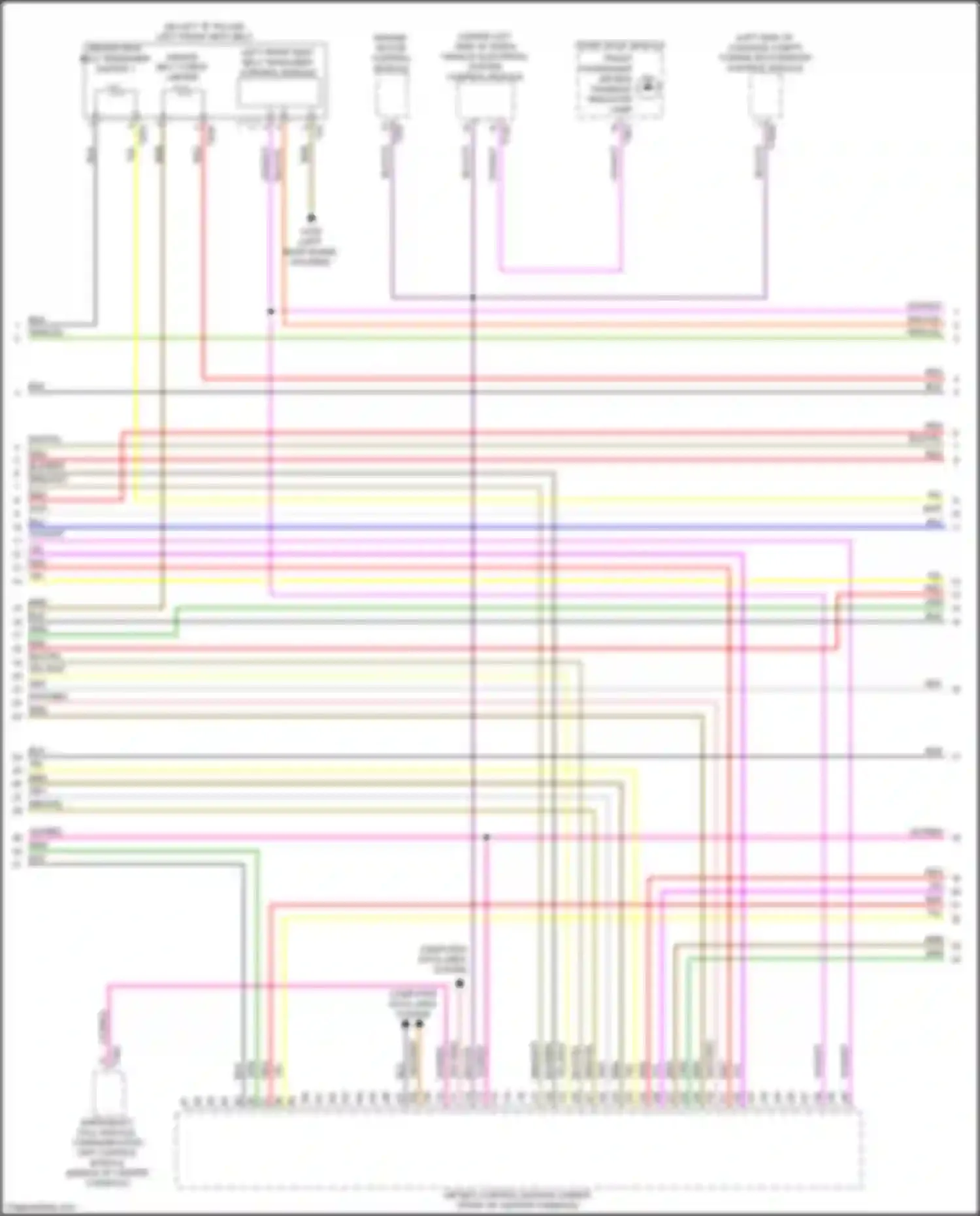 Q4 e-tron Audi I (2021-2024): Supplemental restraints circuit (3 of 5)
