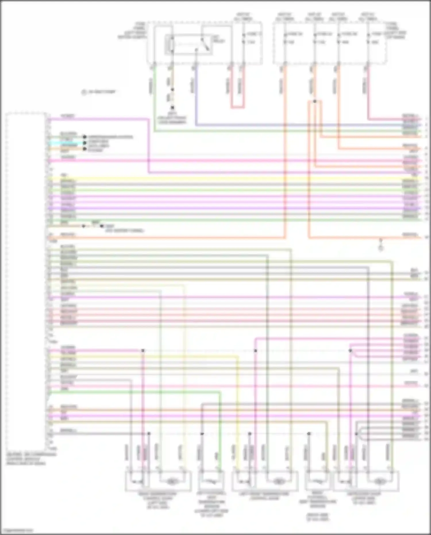 Wiring diagram a/c relay for Audi Q4 e-tron I (2021-2024) (1 of 4)