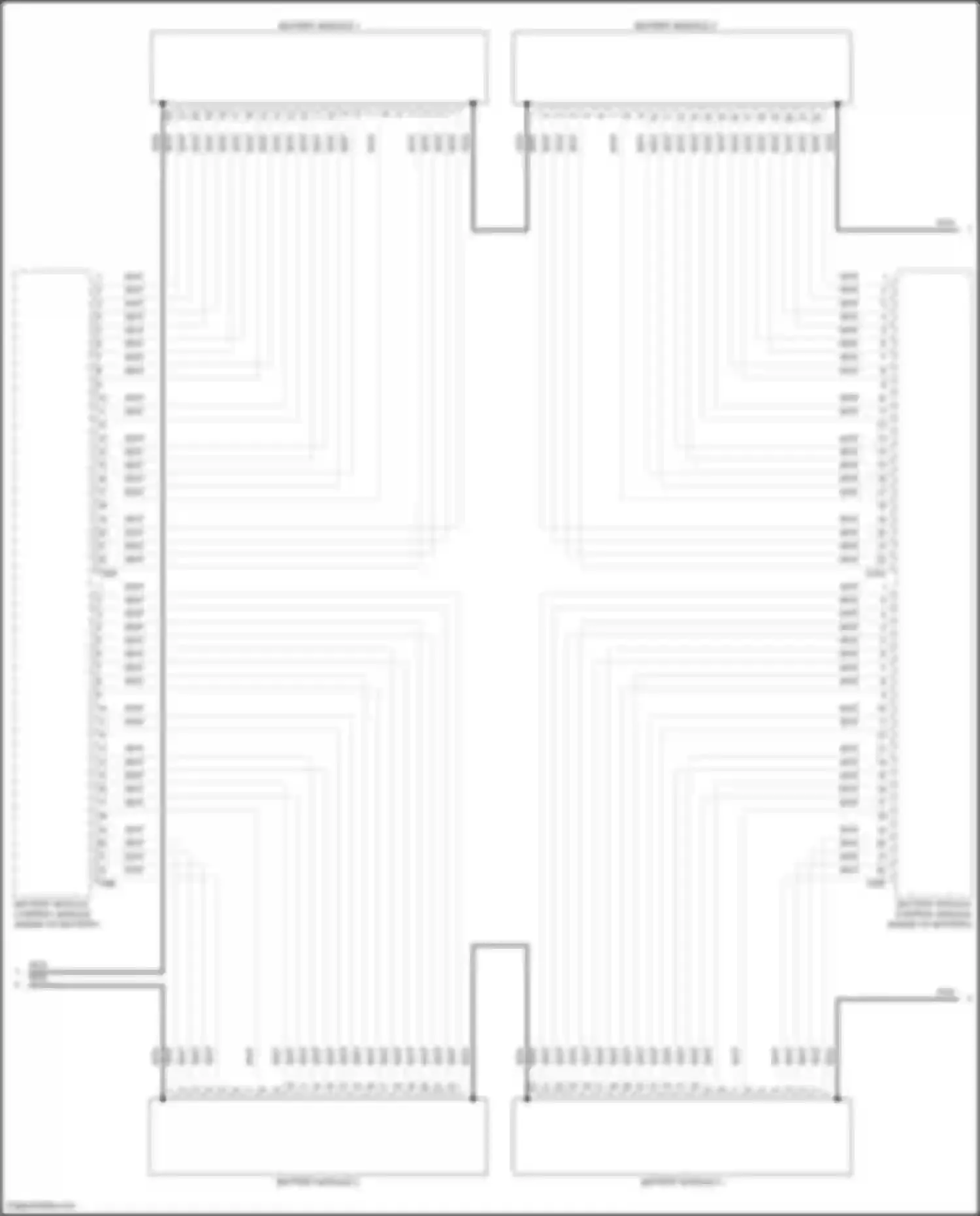Wiring diagram battery module control module for Audi Q4 e-tron I (2021-2024) (2 of 2)