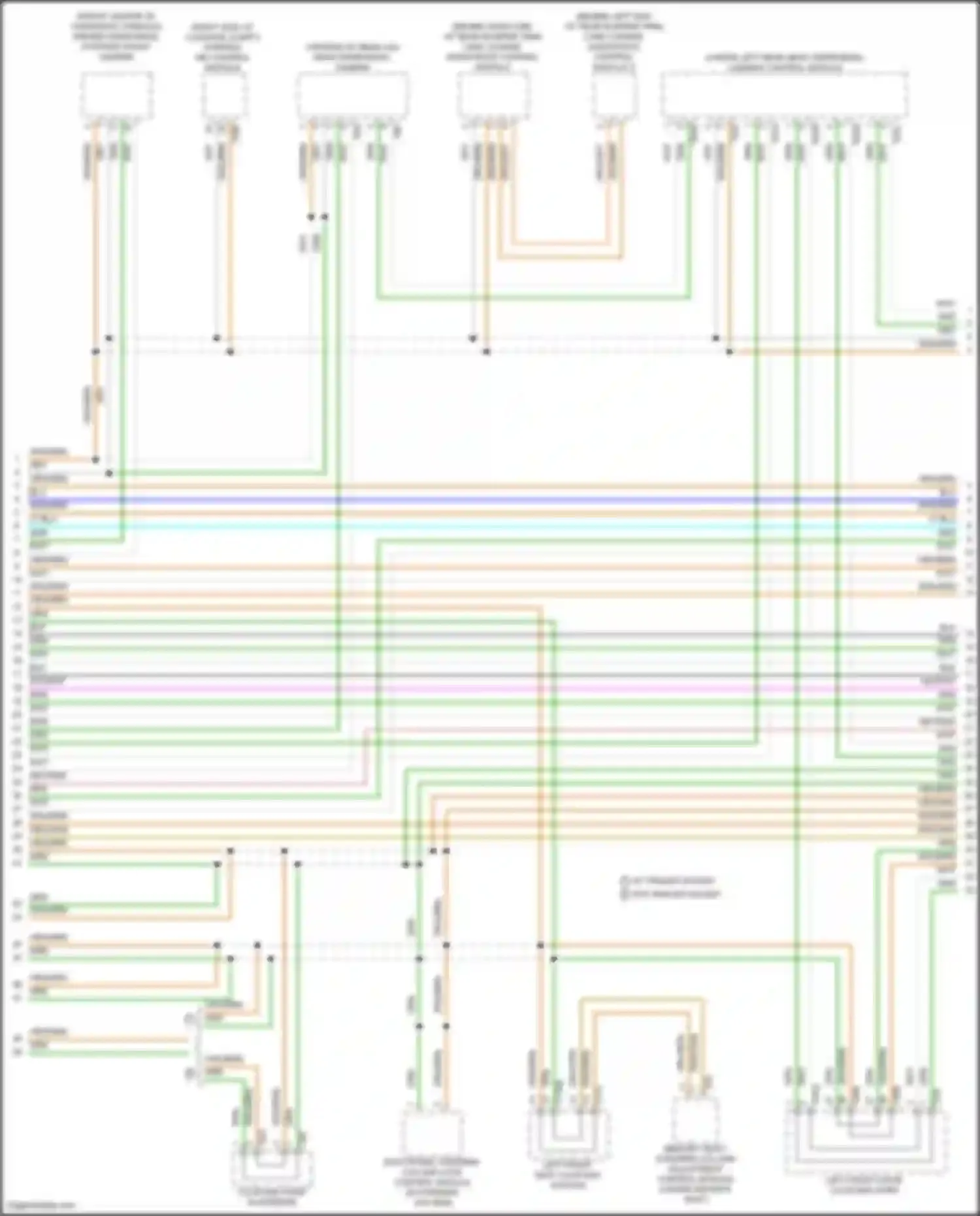 Wiring diagram blu for Audi Q4 e-tron I (2021-2024) (2 of 55)