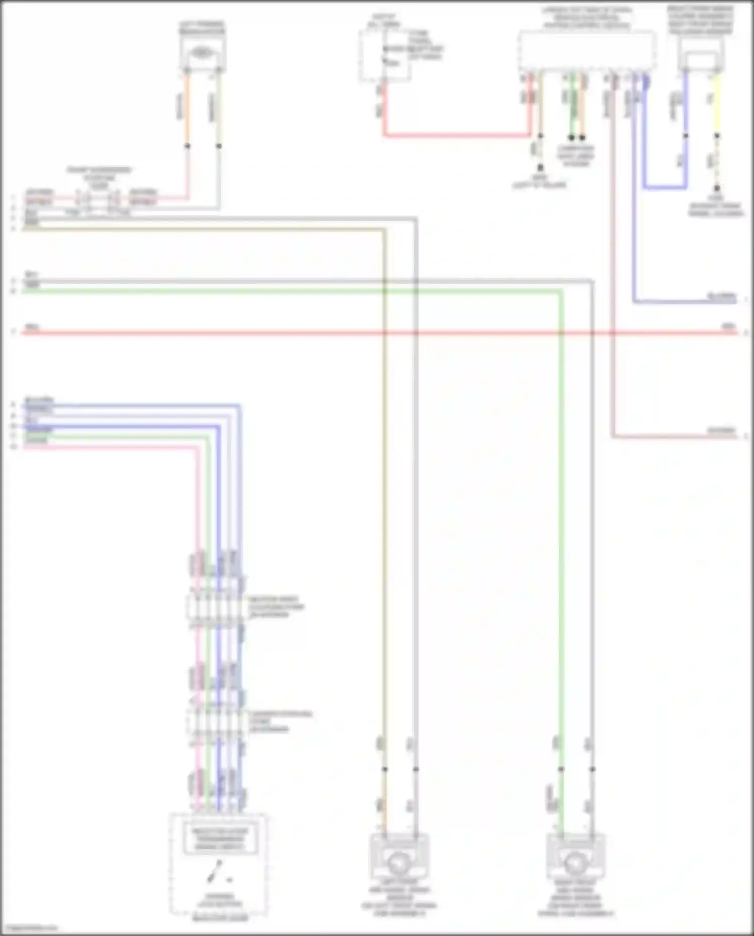 Wiring diagram center coupling point in interior for Audi Q4 e-tron I (2021-2024) (11 of 18)
