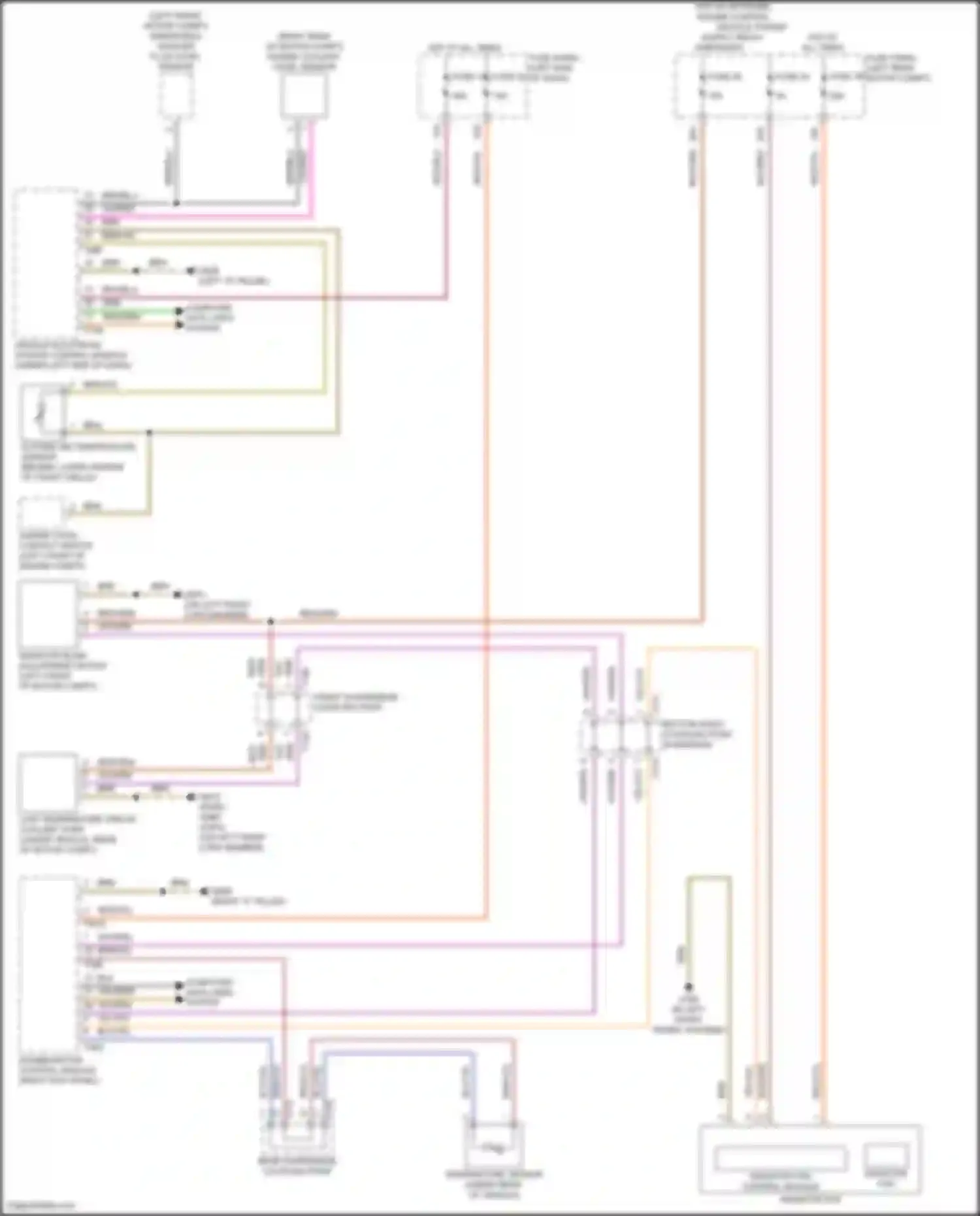 Wiring diagram computer data lines system for Audi Q4 e-tron I (2021-2024) (2 of 80)