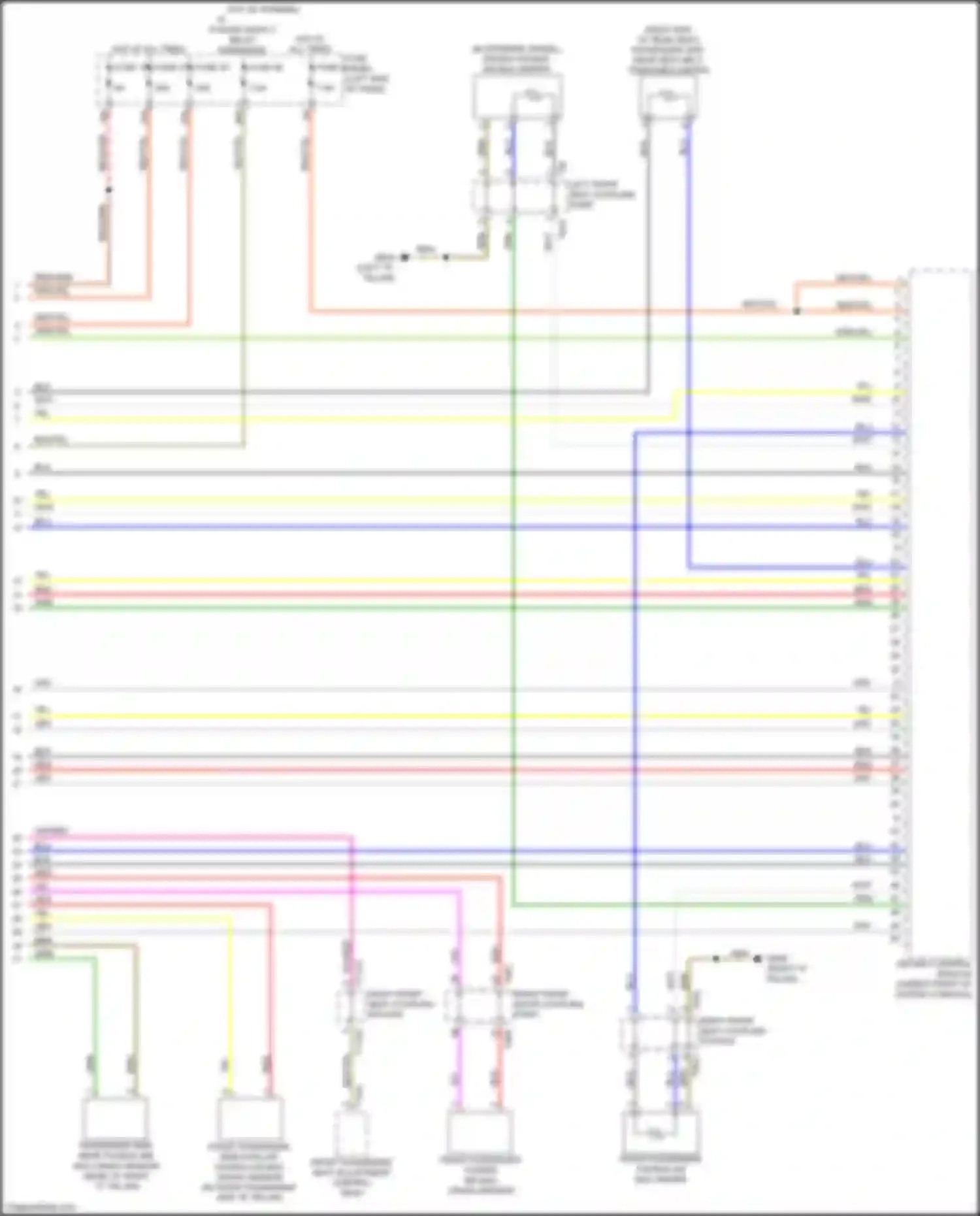 Wiring diagram fuse 25 for Audi Q4 e-tron I (2021-2024) (3 of 4)