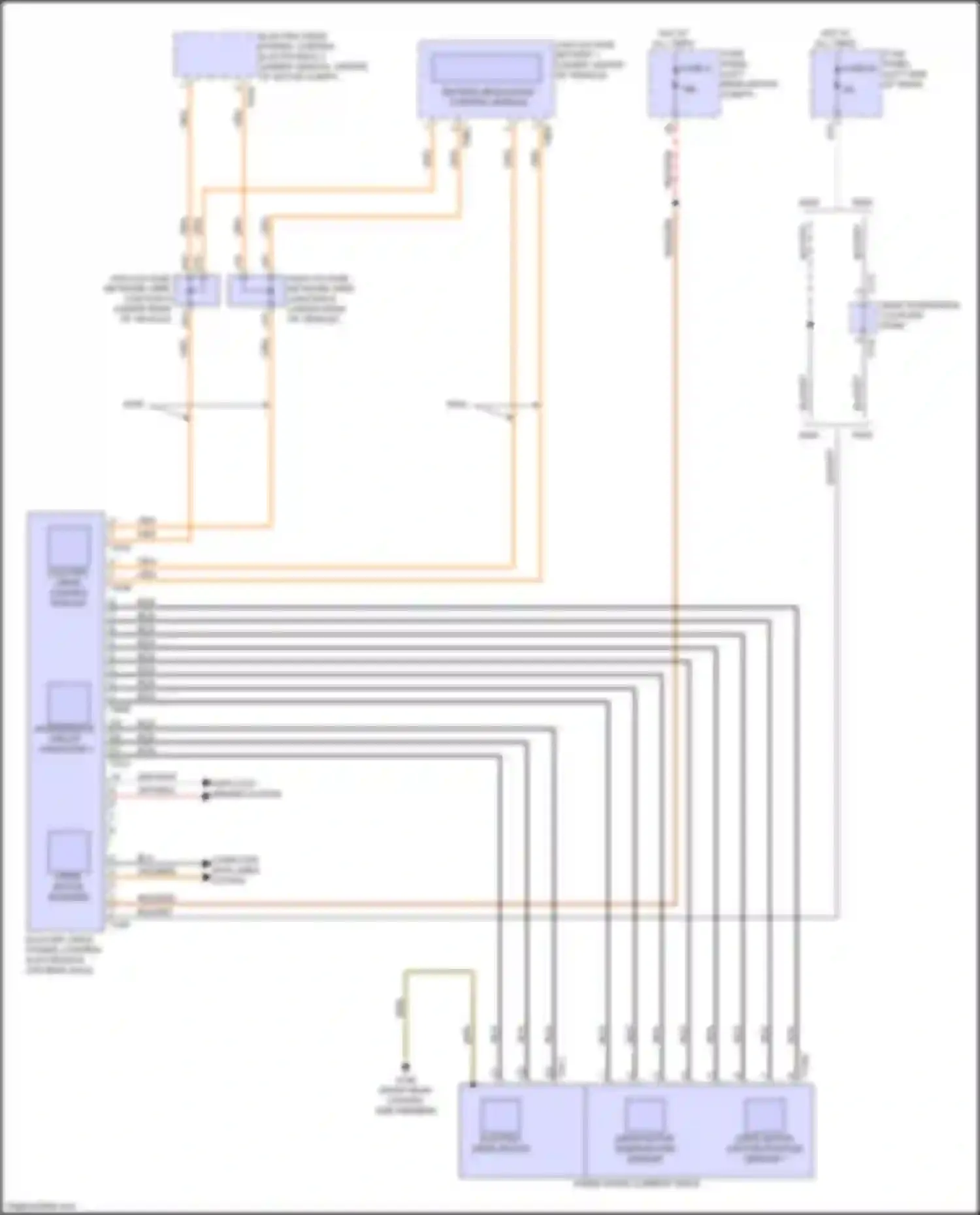 Wiring diagram fuse 61 for Audi Q4 e-tron I (2021-2024) (3 of 3)