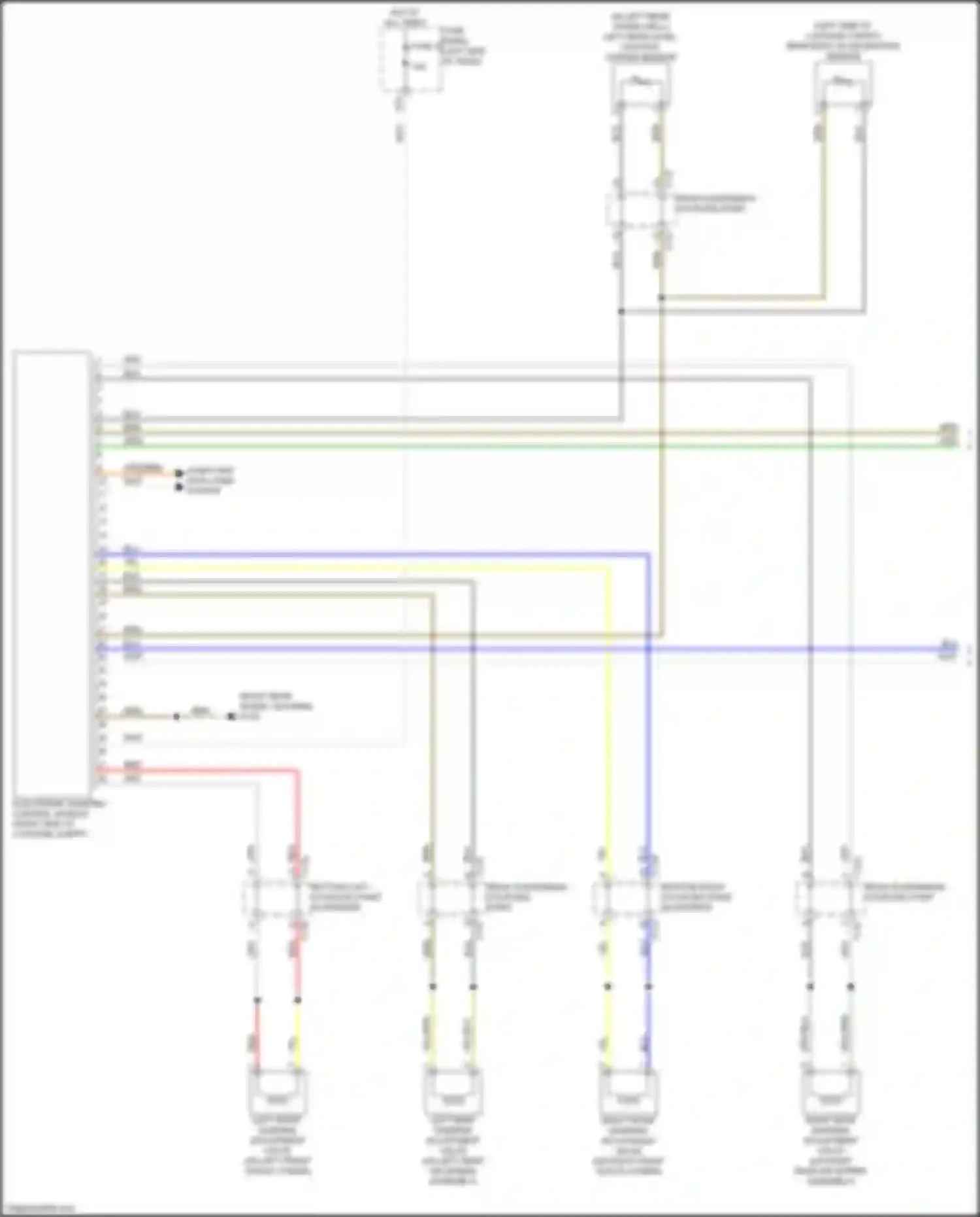Wiring diagram fuse panel c for Audi Q4 e-tron I (2021-2024) (3 of 59)