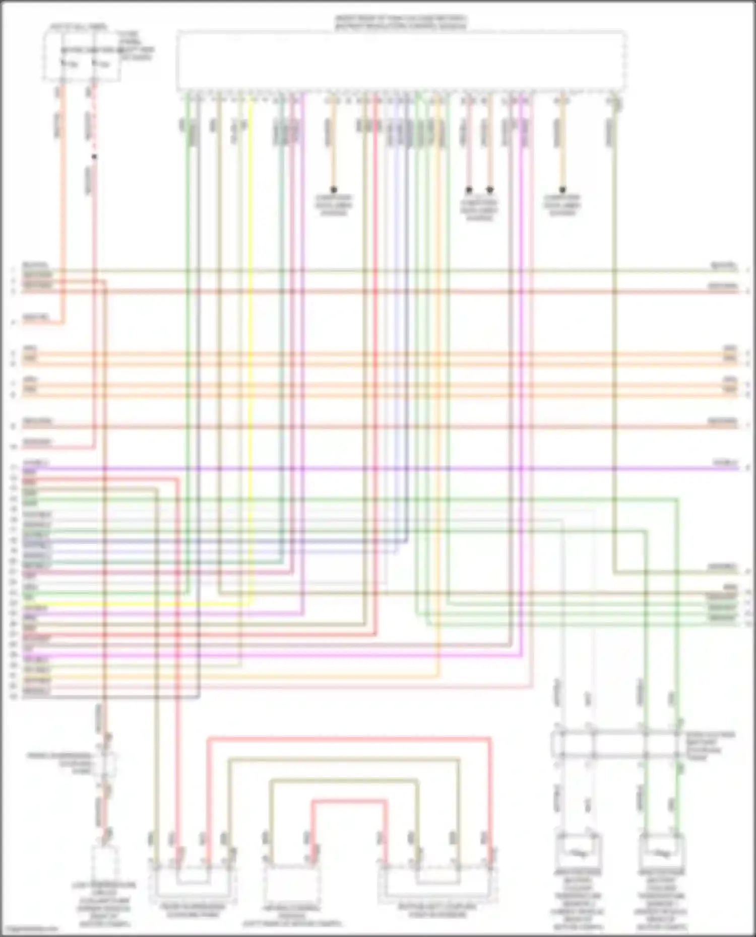 Wiring diagram high-voltage battery coupling point for Audi Q4 e-tron I (2021-2024) (1 of 1)