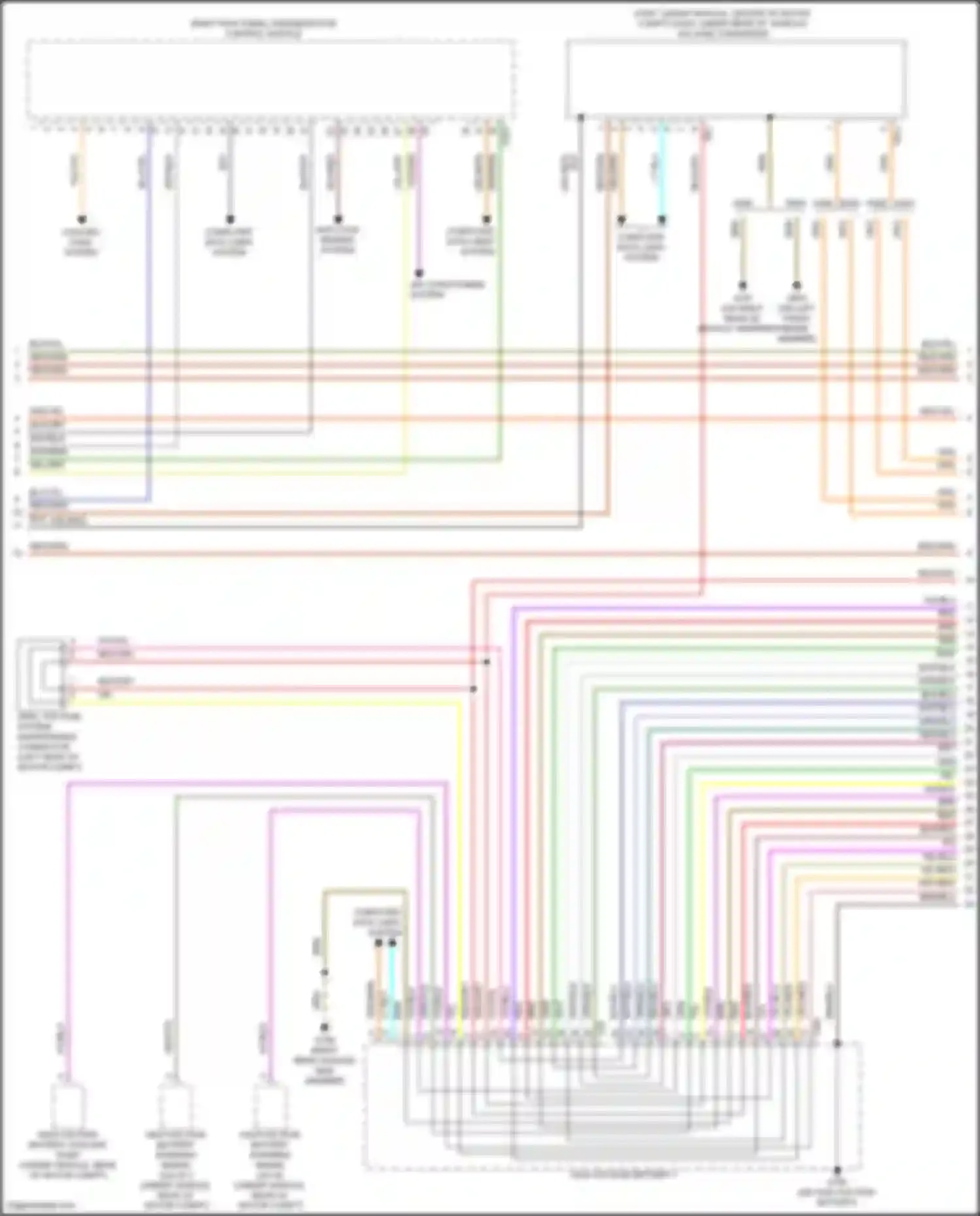 Wiring diagram high-voltage battery warming mixing valve 2 for Audi Q4 e-tron I (2021-2024) (3 of 3)