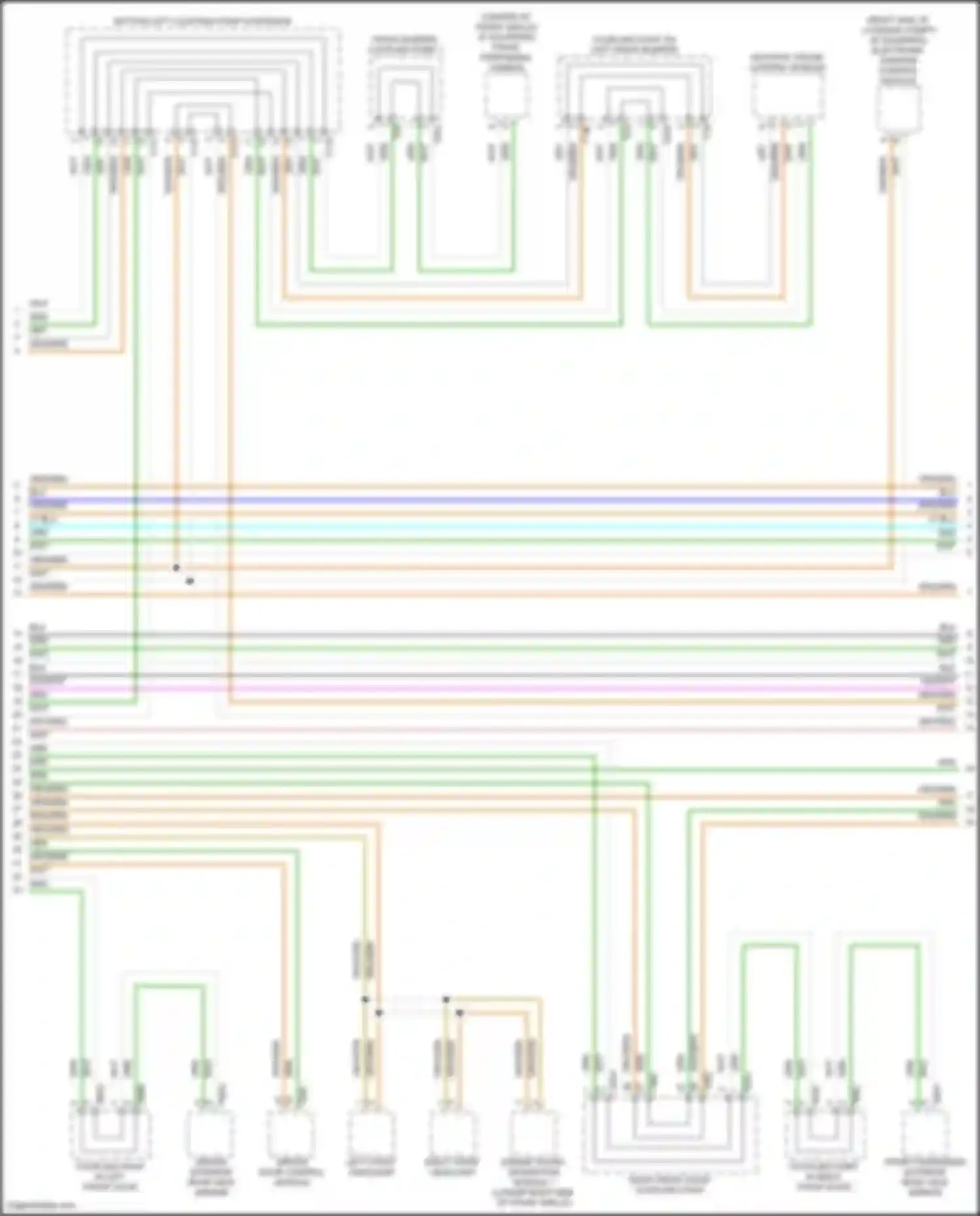 Wiring diagram left front headlamp for Audi Q4 e-tron I (2021-2024) (1 of 5)