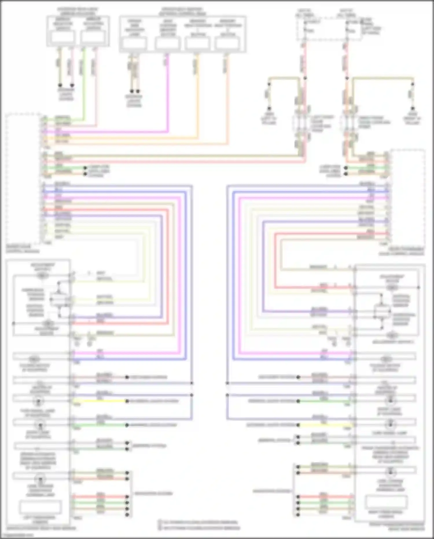 Wiring diagram memory seat position 2 button for Audi Q4 e-tron I (2021-2024) (1 of 2)