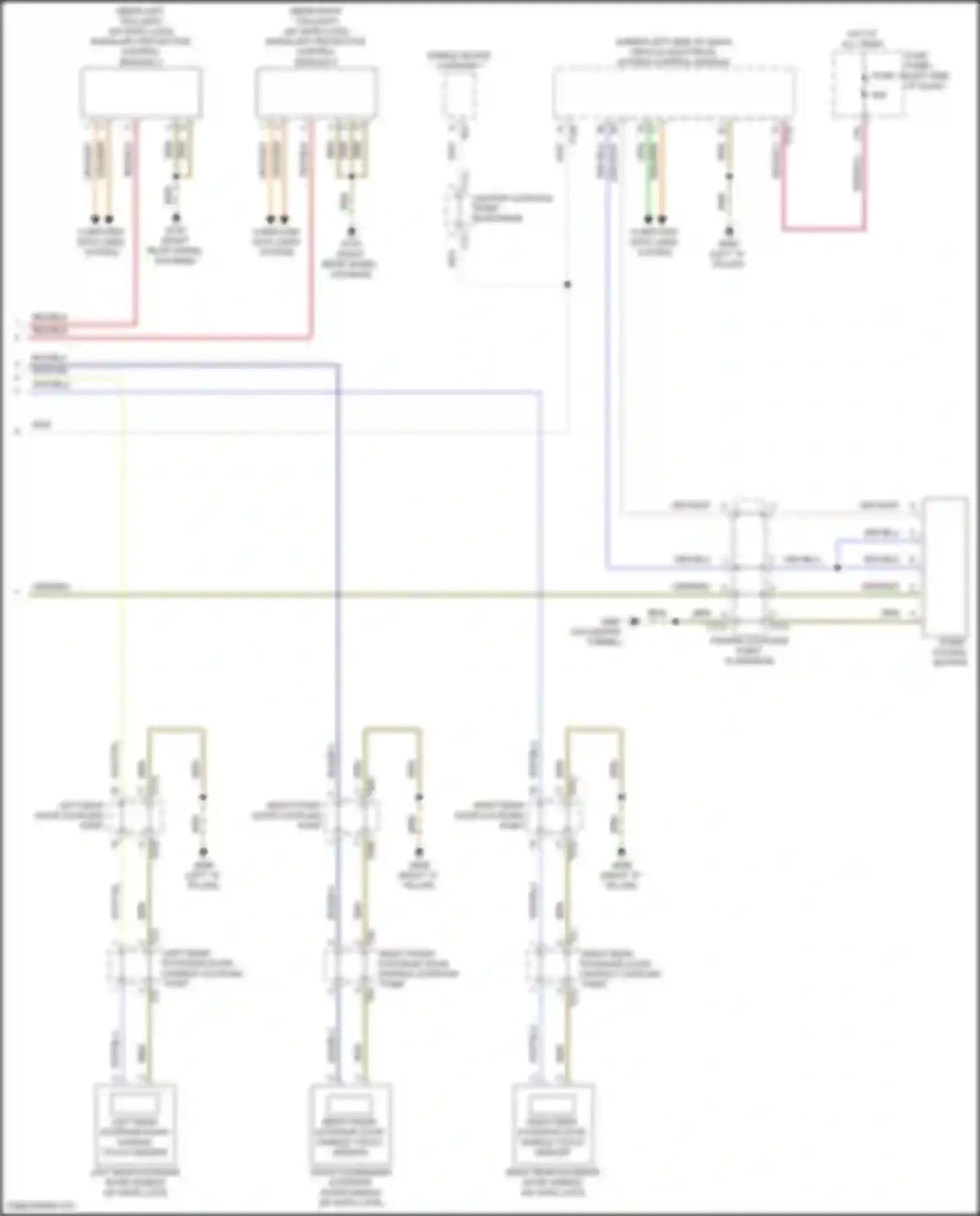 Wiring diagram mobile device charger 1 for Audi Q4 e-tron I (2021-2024) (1 of 1)