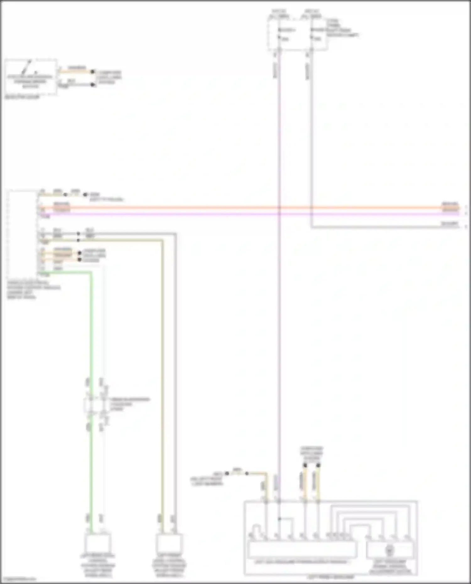 Wiring diagram selector lever for Audi Q4 e-tron I (2021-2024) (6 of 10)