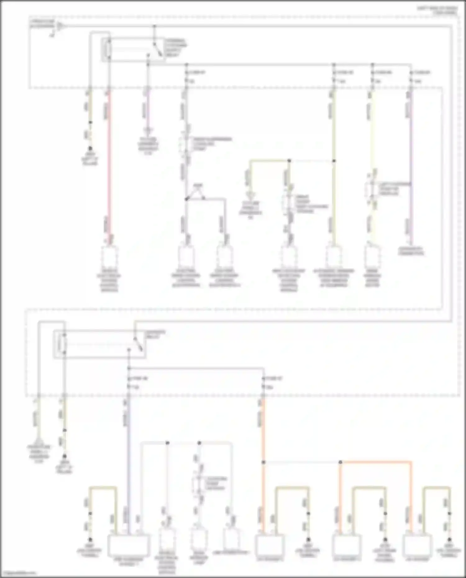 Wiring diagram usb connection 1 for Audi Q4 e-tron I (2021-2024) (6 of 8)