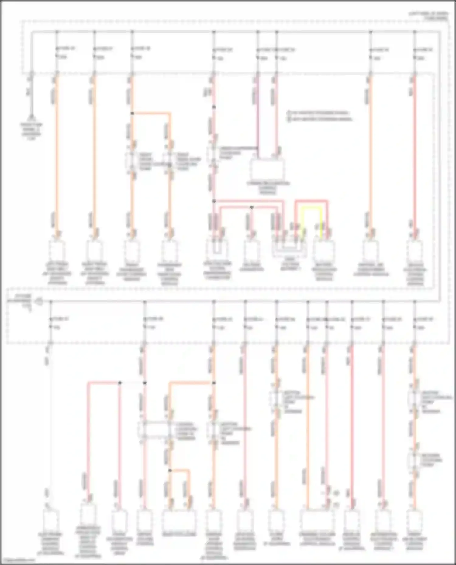 Wiring diagram vehicle electrical system control module for Audi Q4 e-tron I (2021-2024) (26 of 33)