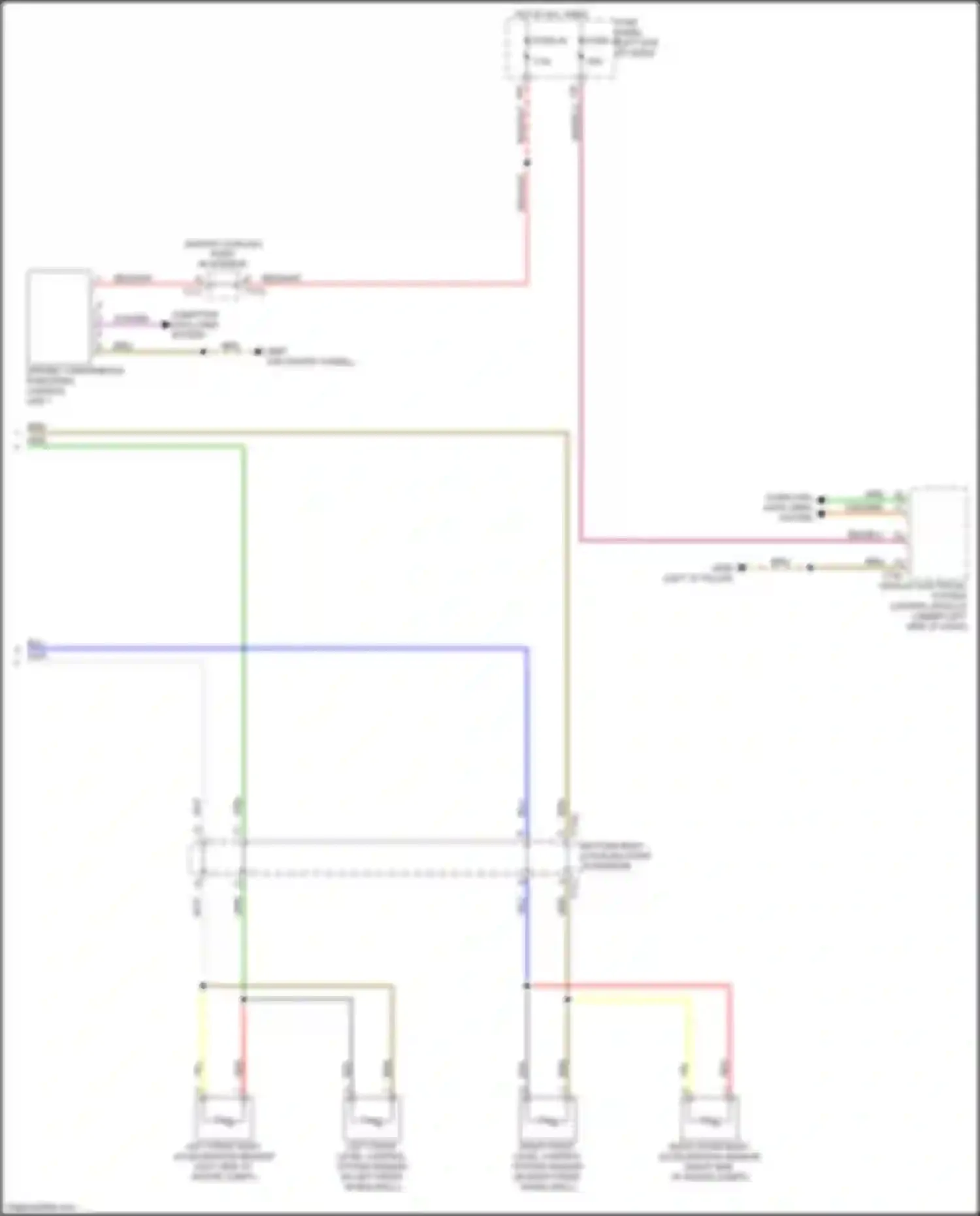 Wiring diagram vehicle electrical system control module for Audi Q4 e-tron I (2021-2024) (5 of 33)