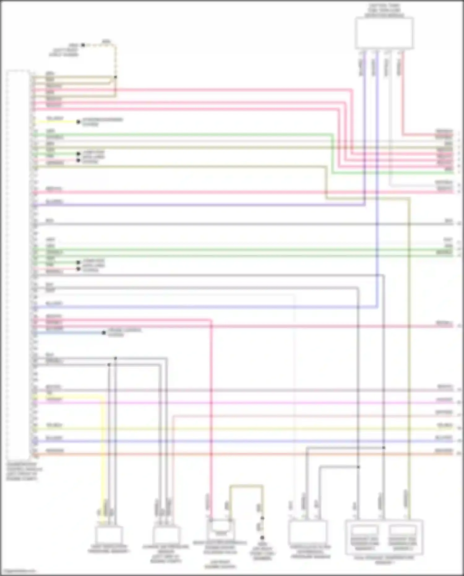 Q5 e-tron Audi I (2022-2024): Wiring diagram engine performance 2.0l turbo hybrid, engine controls circuit (1 of 9)