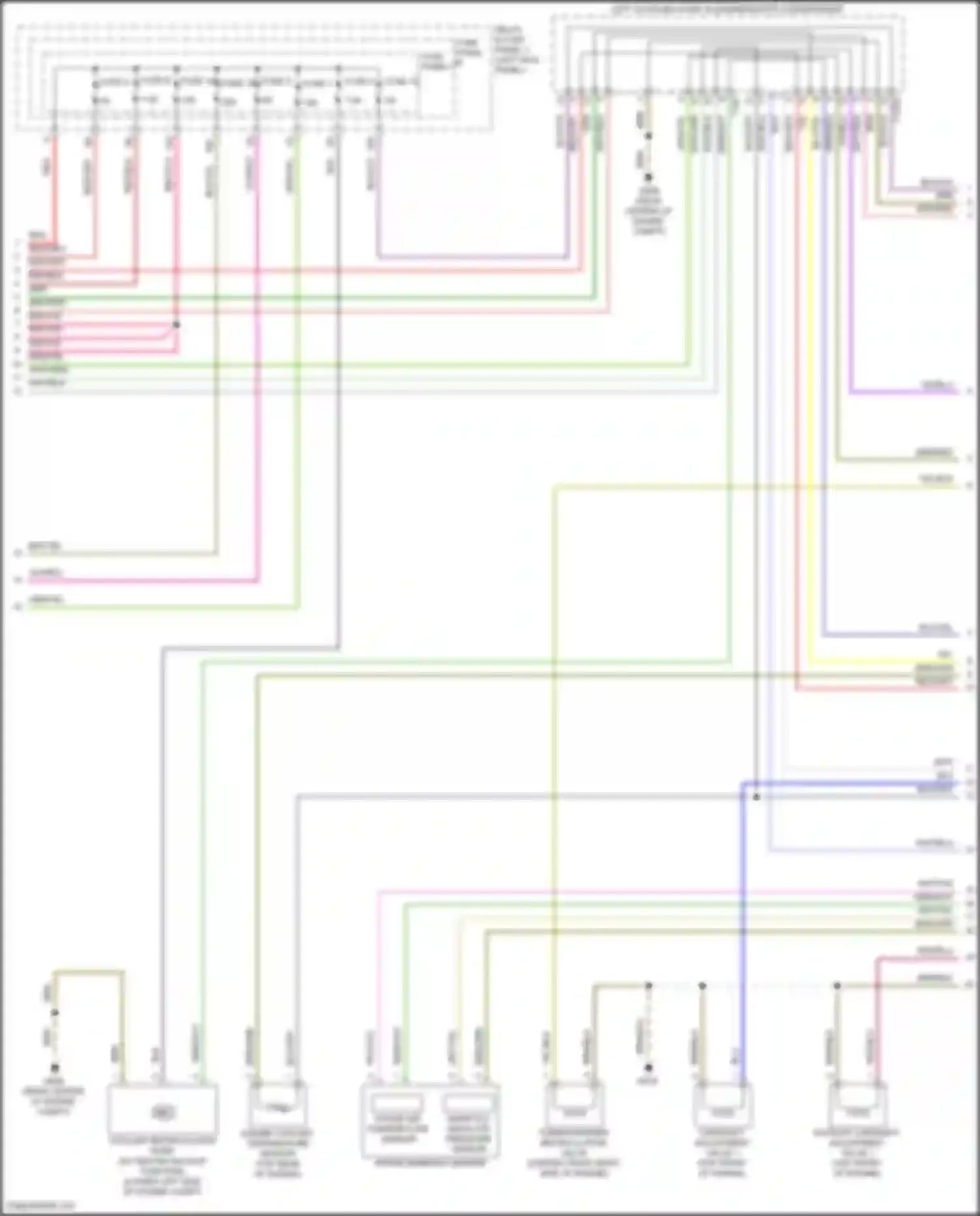 Q5 e-tron Audi I (2022-2024): Wiring diagram engine performance 2.0l turbo hybrid, engine controls circuit (5 of 9)