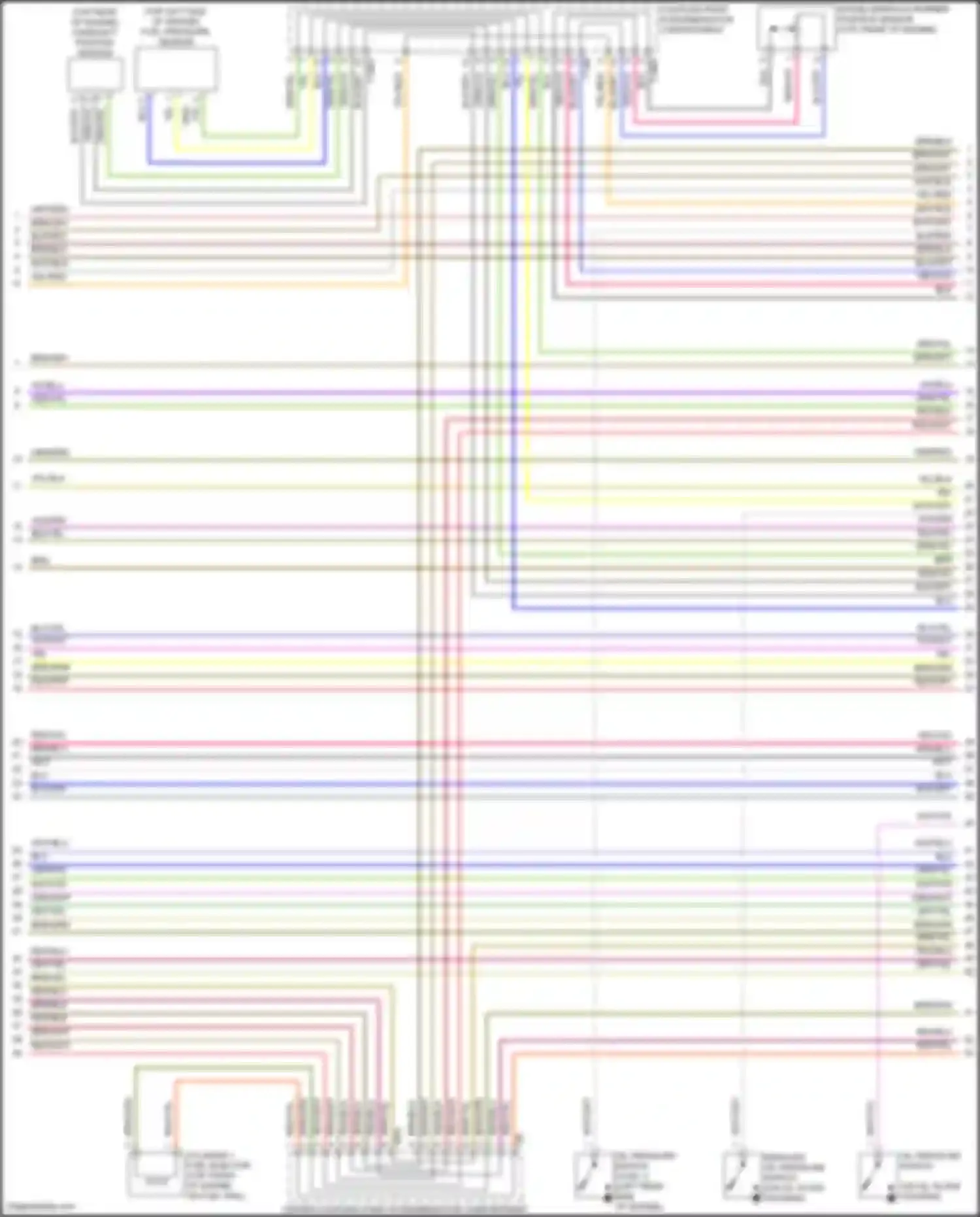 Q5 e-tron Audi I (2022-2024): Wiring diagram engine performance 2.0l turbo hybrid, engine controls circuit (7 of 9)