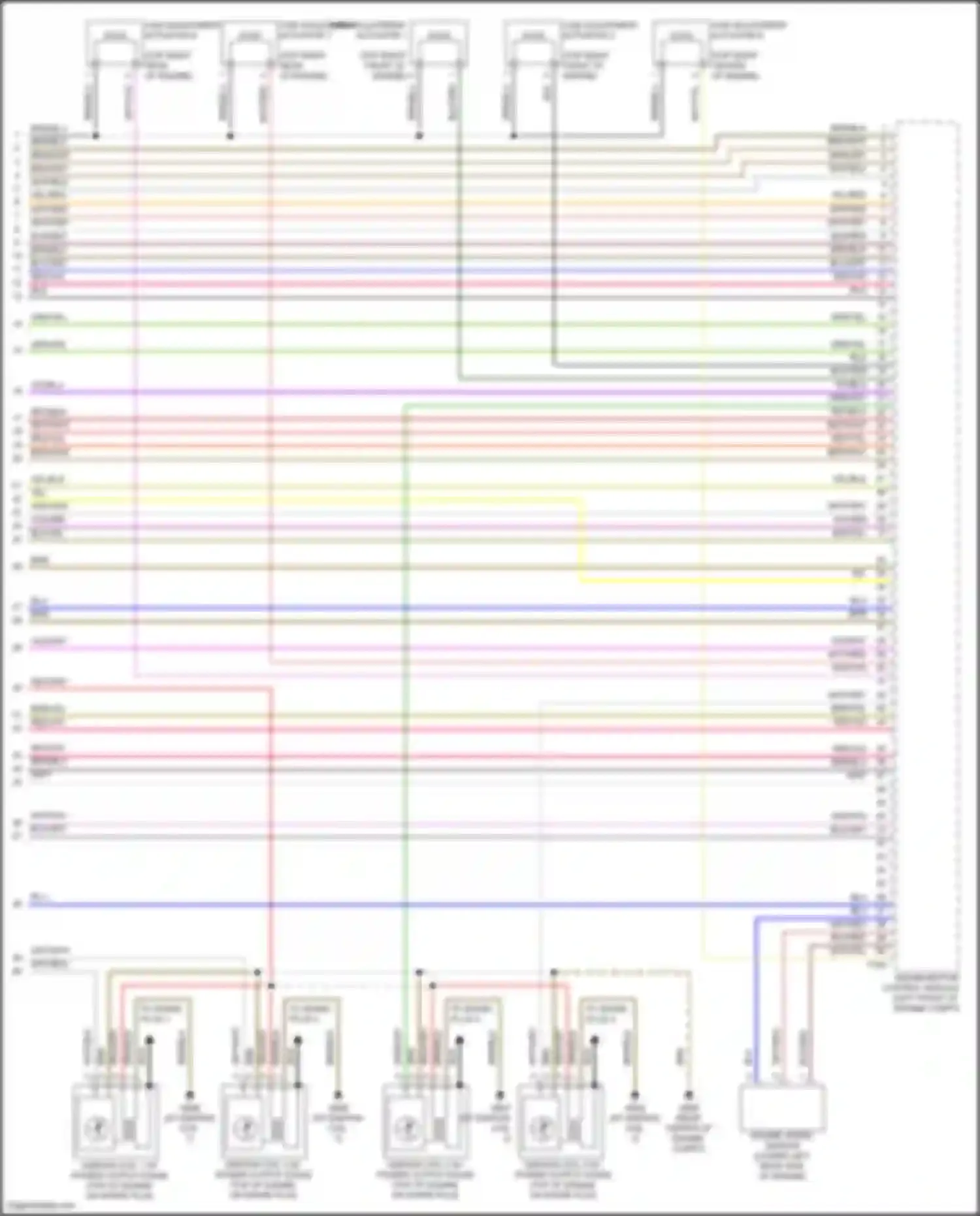 Q5 e-tron Audi I (2022-2024): Wiring diagram engine performance 2.0l turbo hybrid, engine controls circuit (9 of 9)