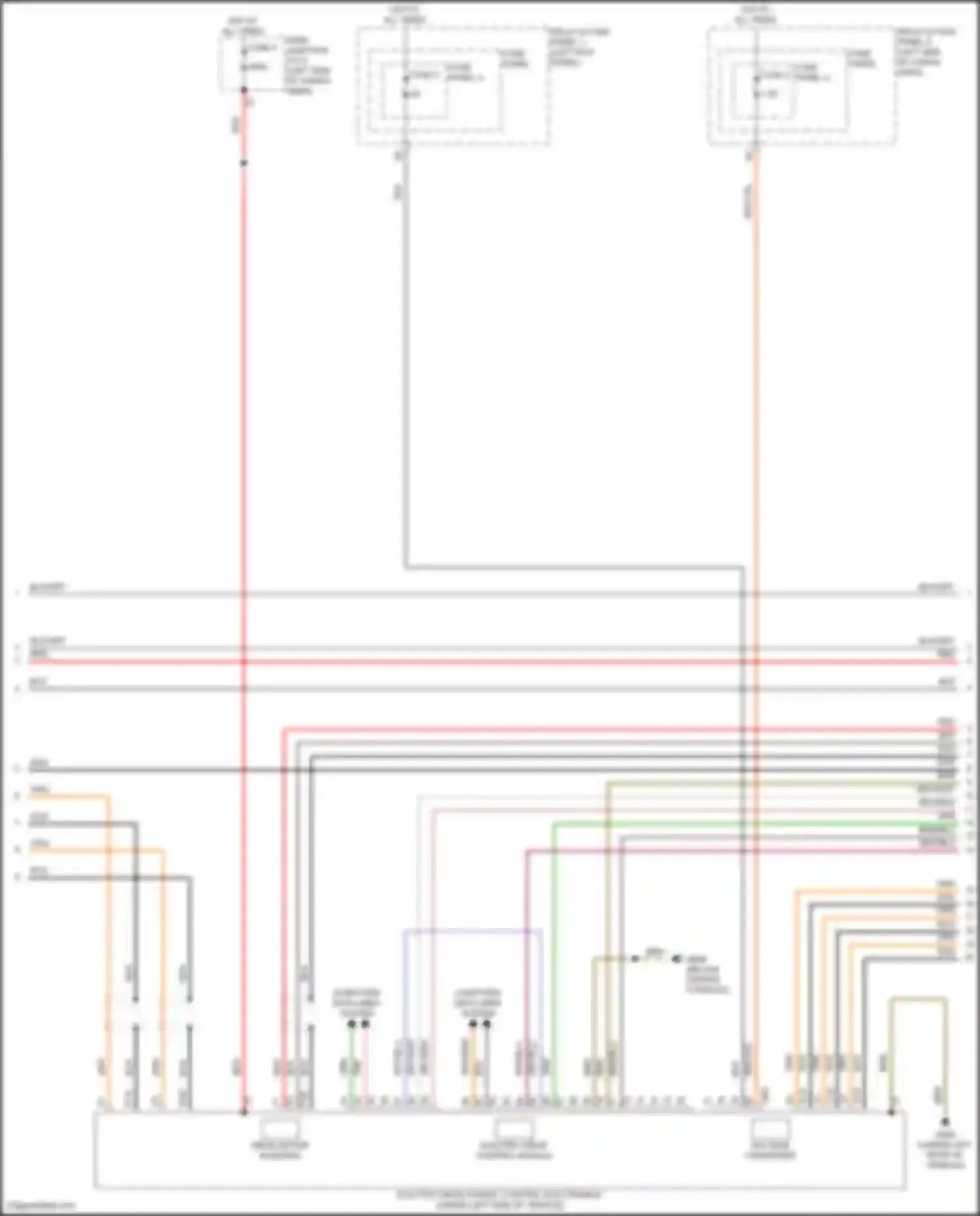 Q5 e-tron Audi I (2022-2024): Wiring diagram engine performance 2.0l turbo hybrid, hybrid system circuit (2 of 8)