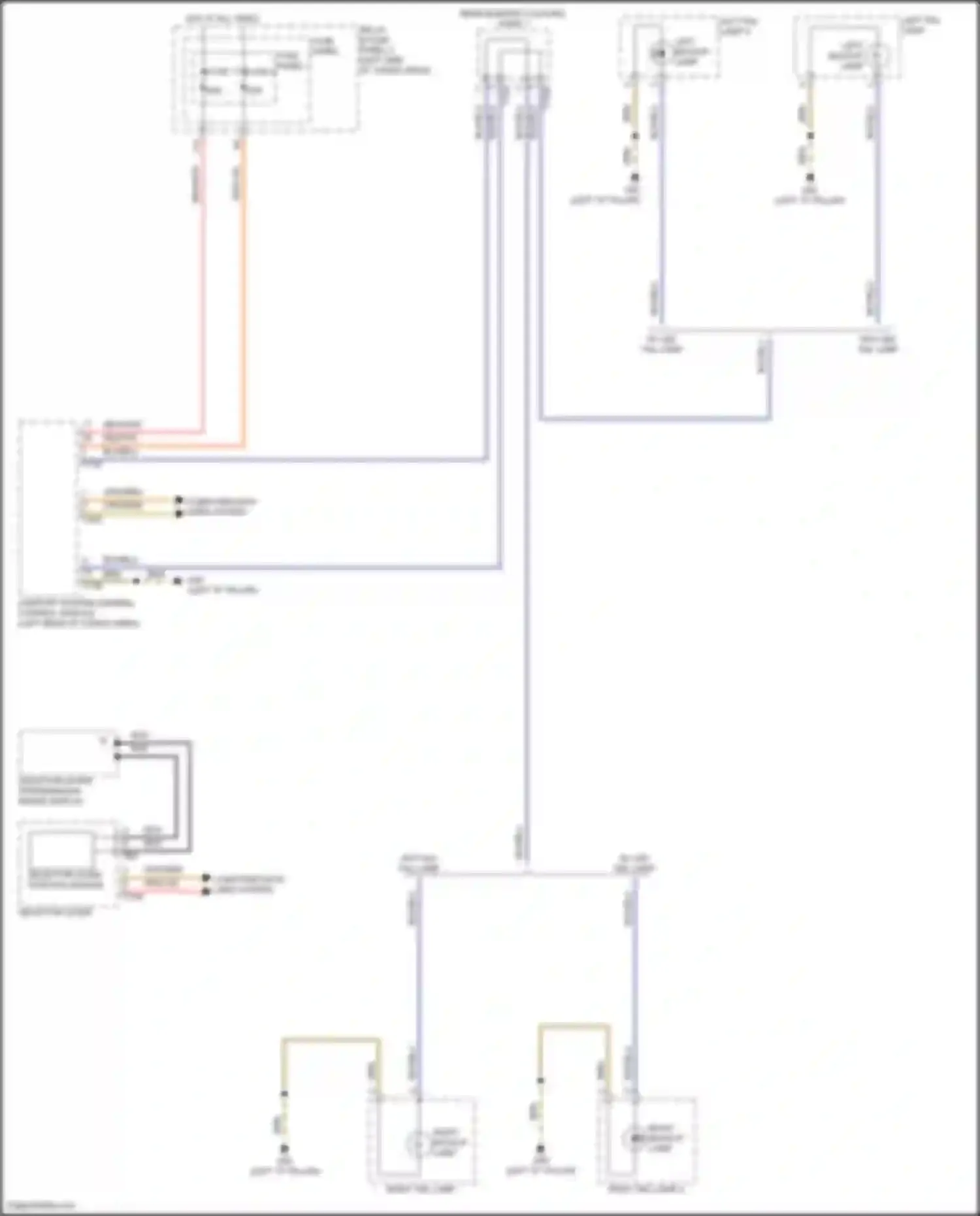 Q5 e-tron Audi I (2022-2024): Backup lamps circuit