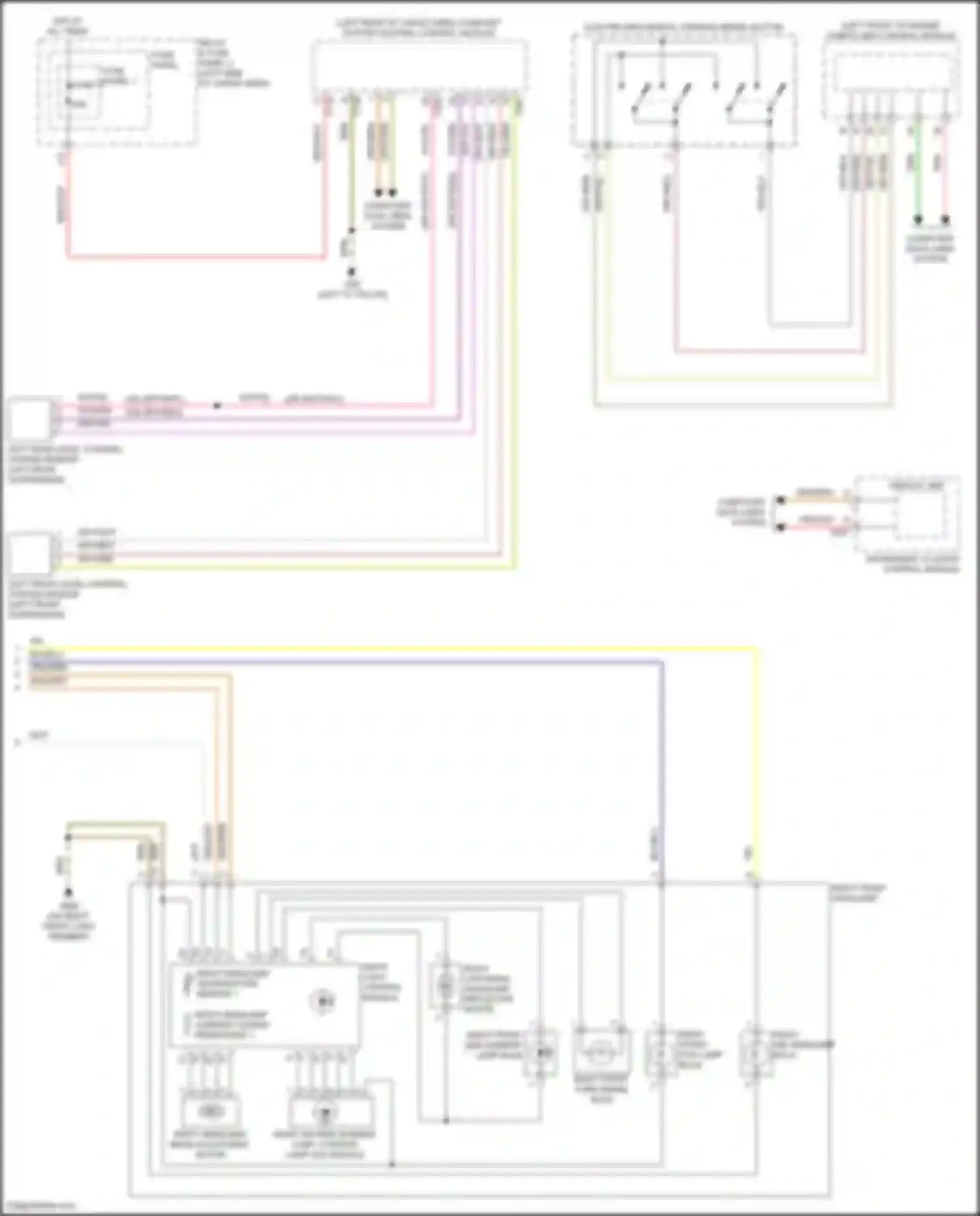 Q5 e-tron Audi I (2022-2024): Headlights circuit, w/ hid (2 of 2)