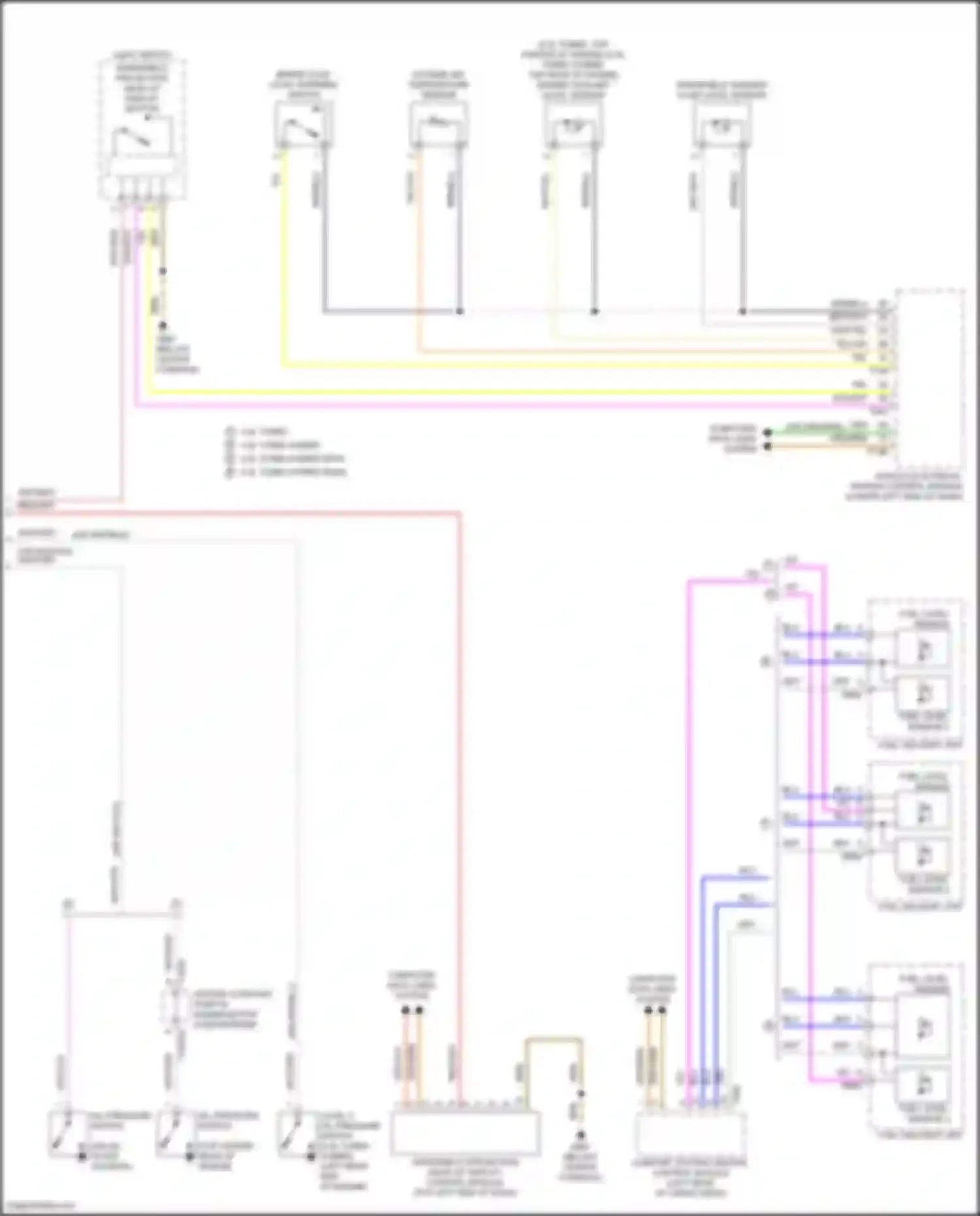 Q5 e-tron Audi I (2022-2024): Instrument cluster circuit, w/ fpk active info display (2 of 2)