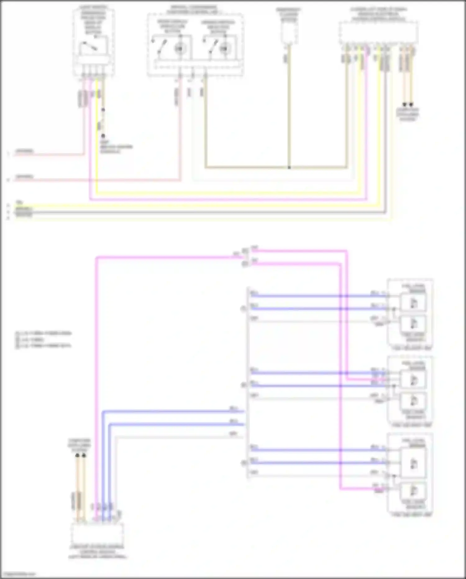 Q5 e-tron Audi I (2022-2024): Instrument cluster circuit, w/o fpk active info display (2 of 2)