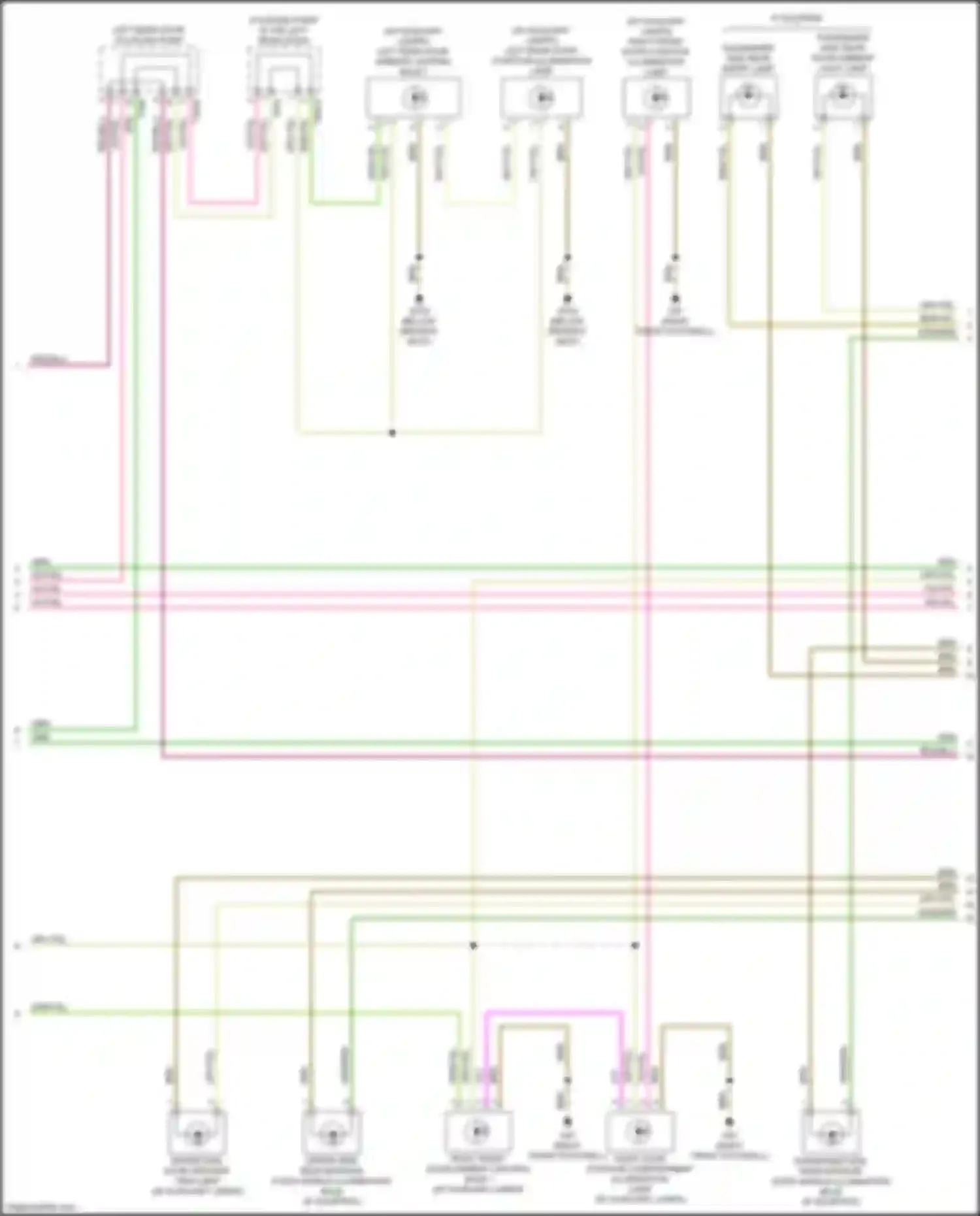Q5 e-tron Audi I (2022-2024): Courtesy lamps circuit (4 of 6)
