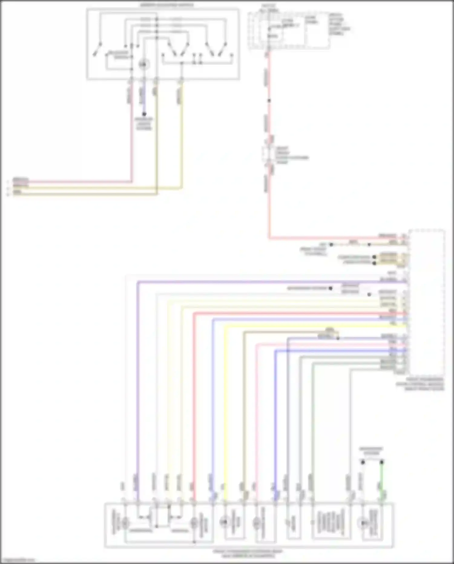 Q5 e-tron Audi I (2022-2024): Memory mirrors circuit (2 of 2)