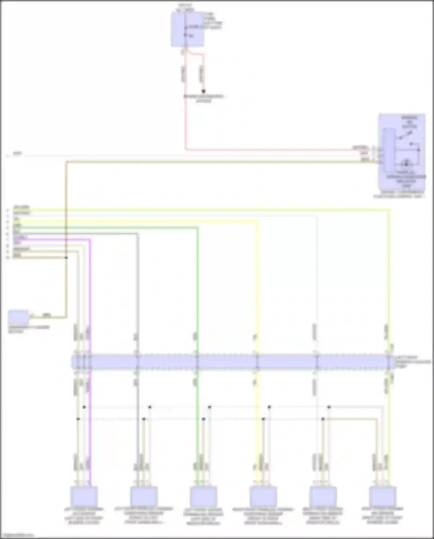Q5 e-tron Audi I (2022-2024): Parking assistant circuit, w/ parallel parking (2 of 2)