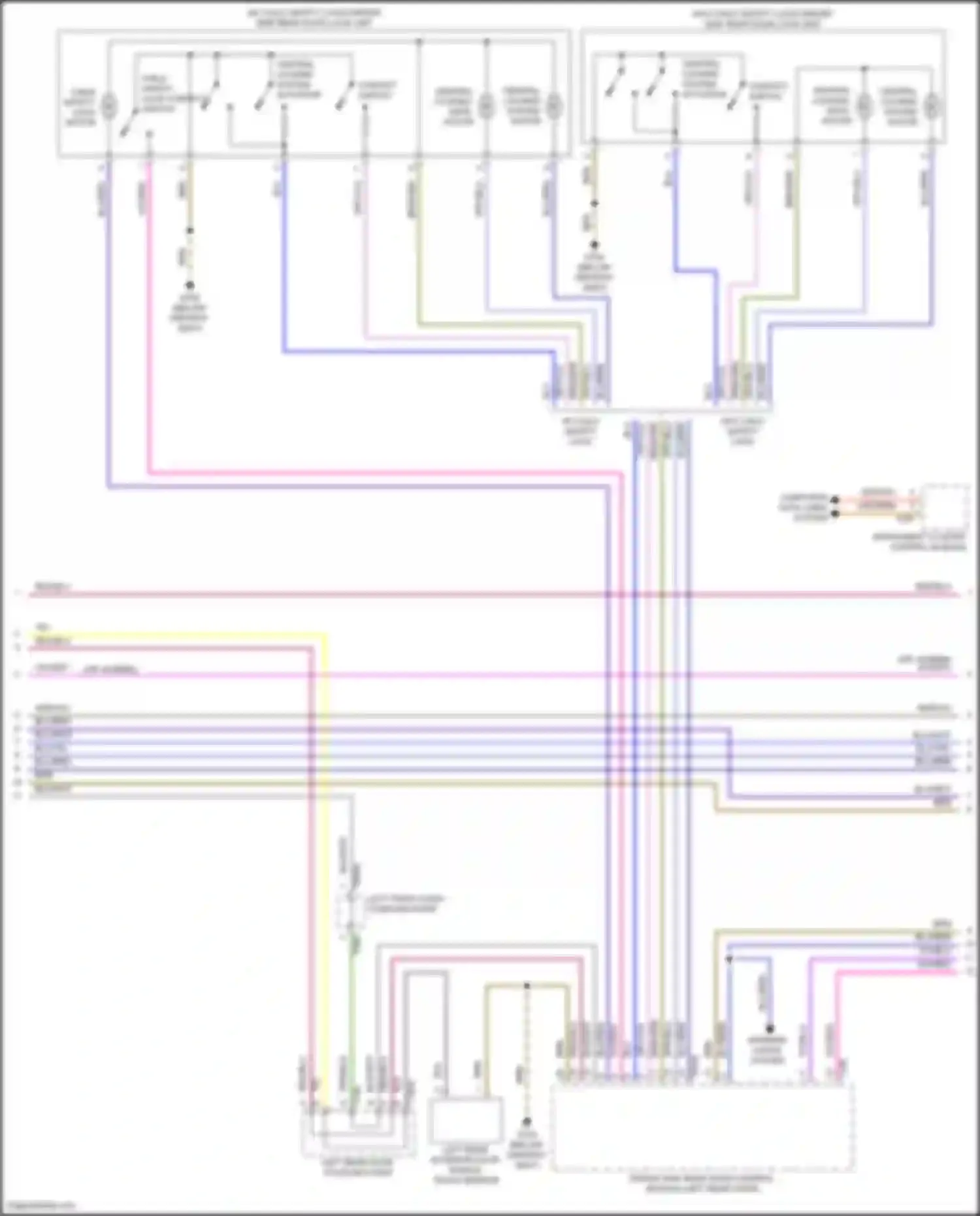 Q5 e-tron Audi I (2022-2024): Power door locks circuit (3 of 5)