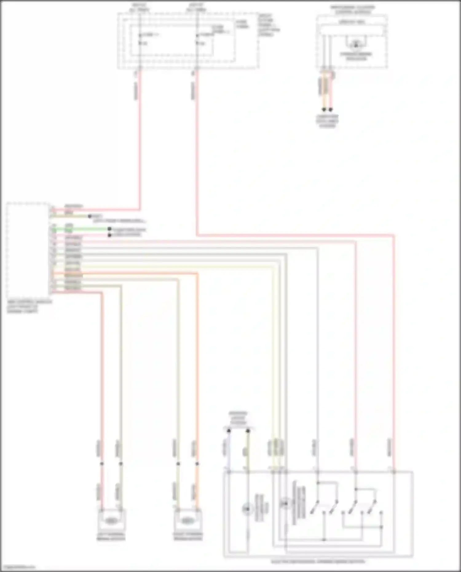 Q5 e-tron Audi I (2022-2024): Park brake release circuit
