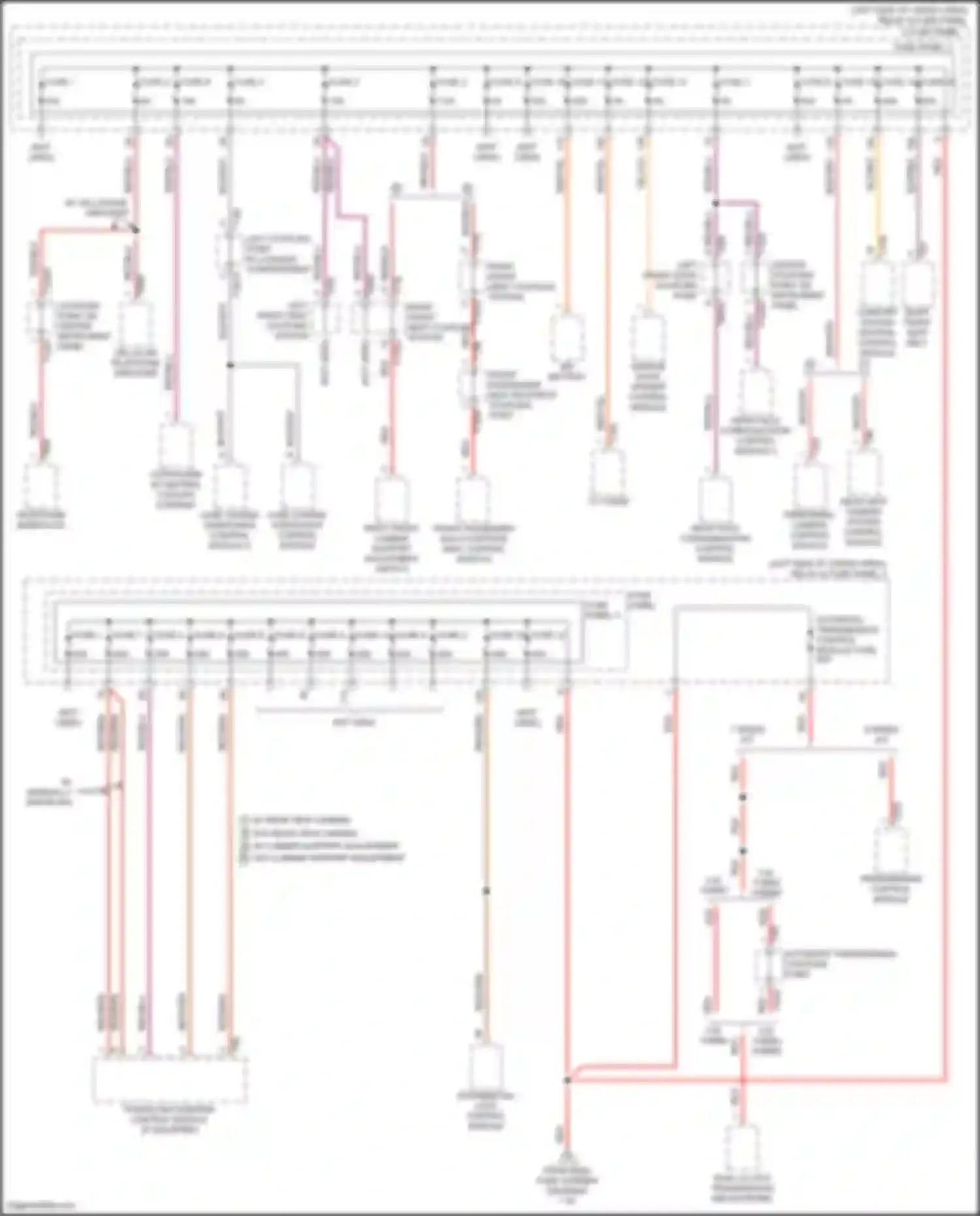 Wiring diagram 7 speed a/t for Audi Q5 e-tron I (2022-2024) (2 of 3)