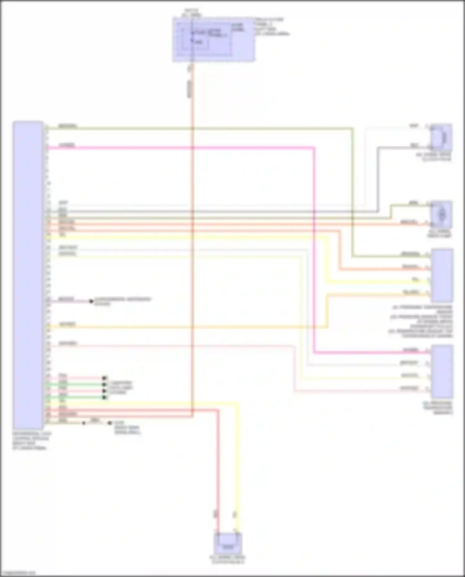 Wiring diagram all wheel drive pump for Audi Q5 e-tron I (2022-2024) (1 of 1)