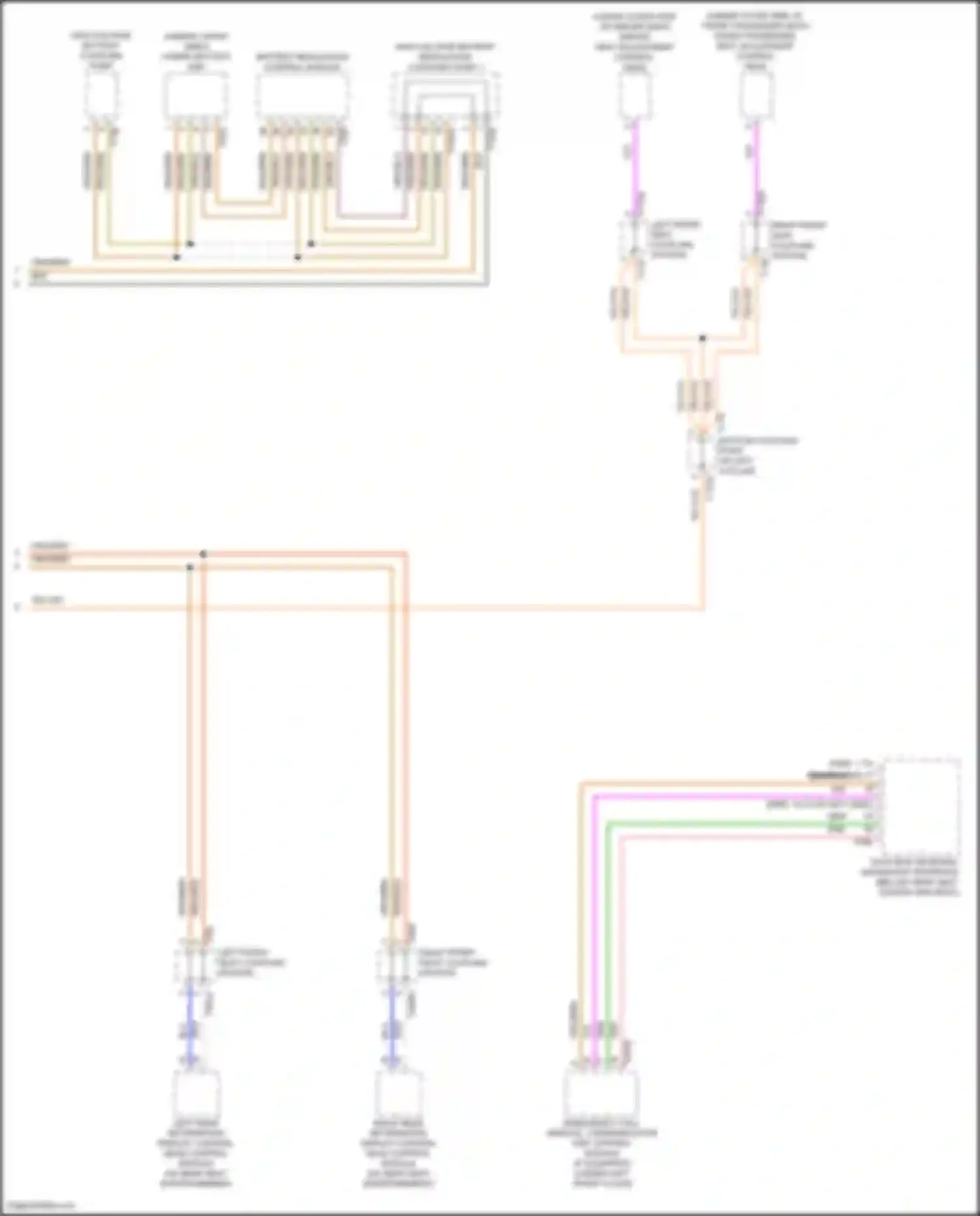 Wiring diagram battery regulation control module for Audi Q5 e-tron I (2022-2024) (1 of 3)