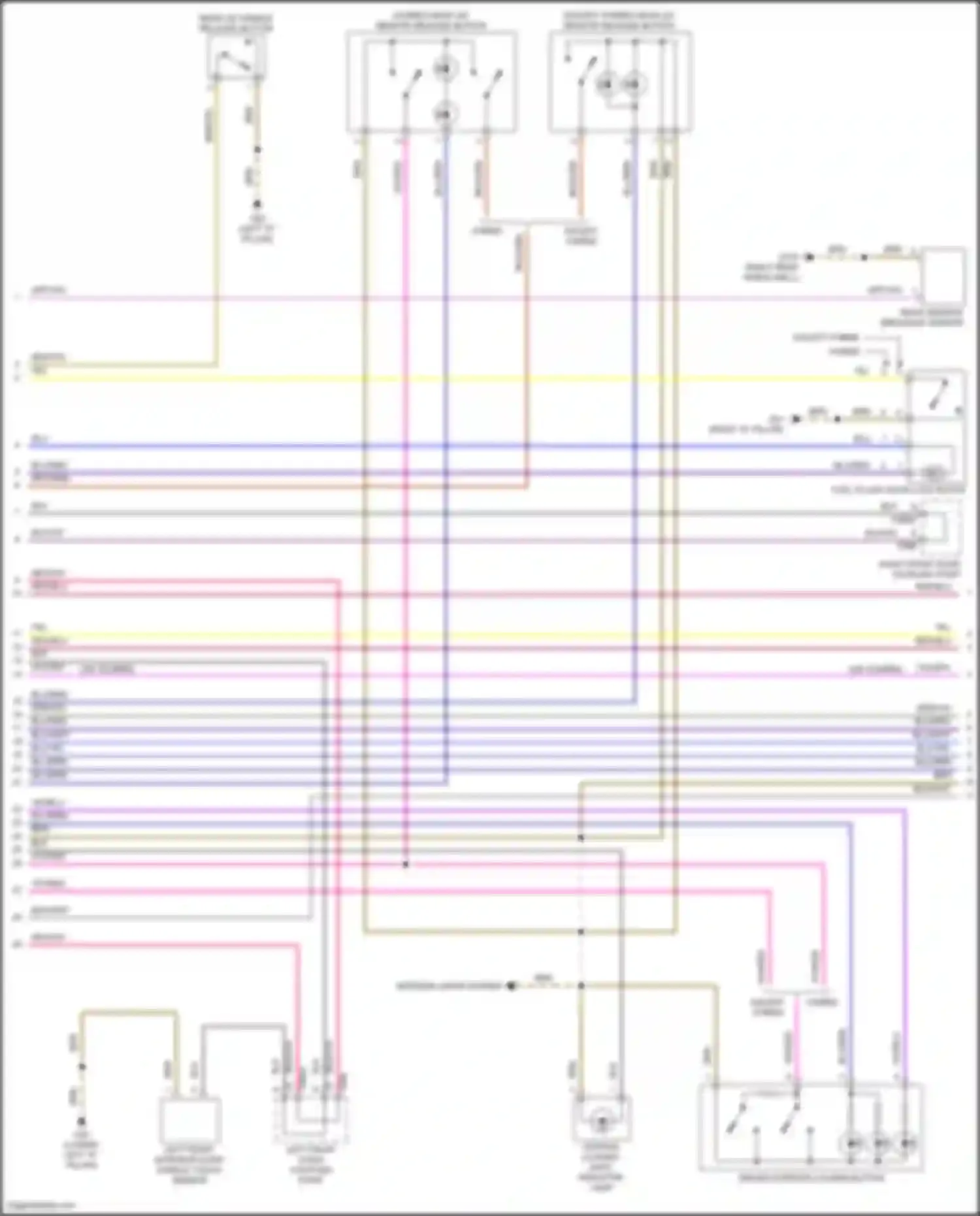 Wiring diagram blu/wht for Audi Q5 e-tron I (2022-2024) (4 of 21)