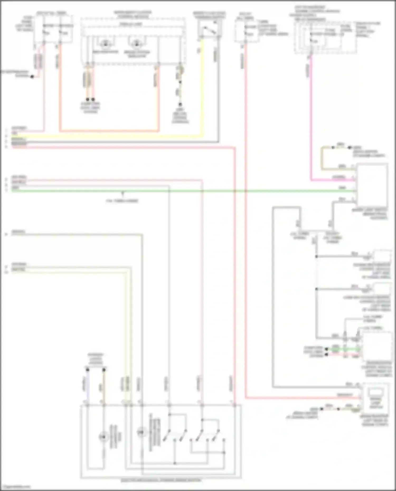 Wiring diagram brake booster for Audi Q5 e-tron I (2022-2024) (1 of 5)