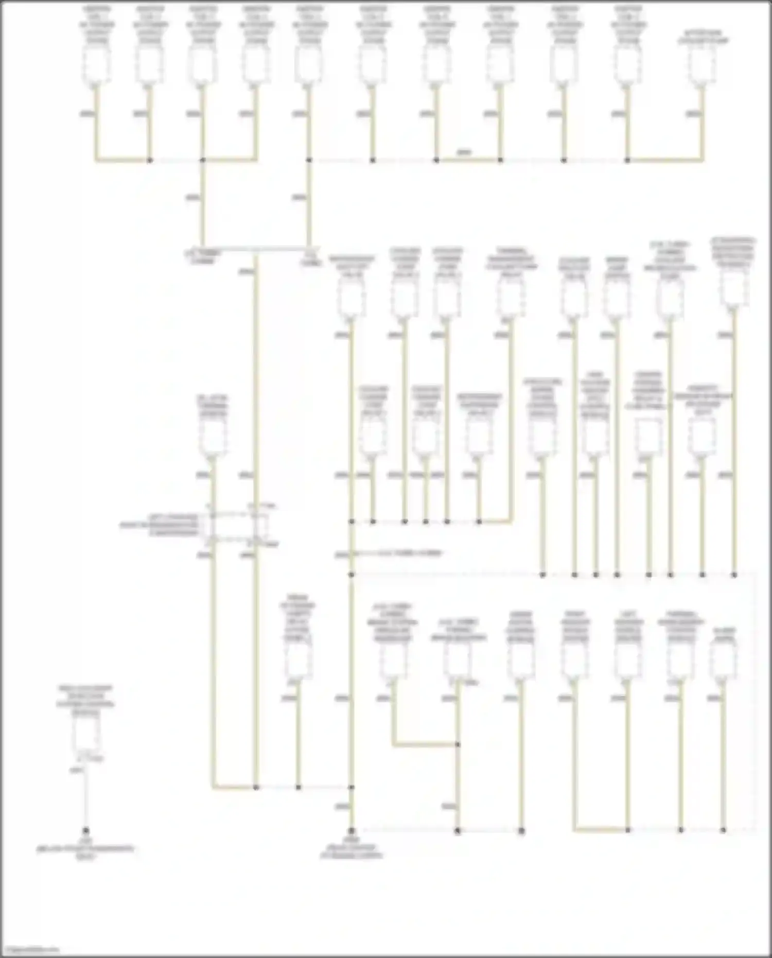 Wiring diagram coolant change-over valve 2 for Audi Q5 e-tron I (2022-2024) (1 of 2)