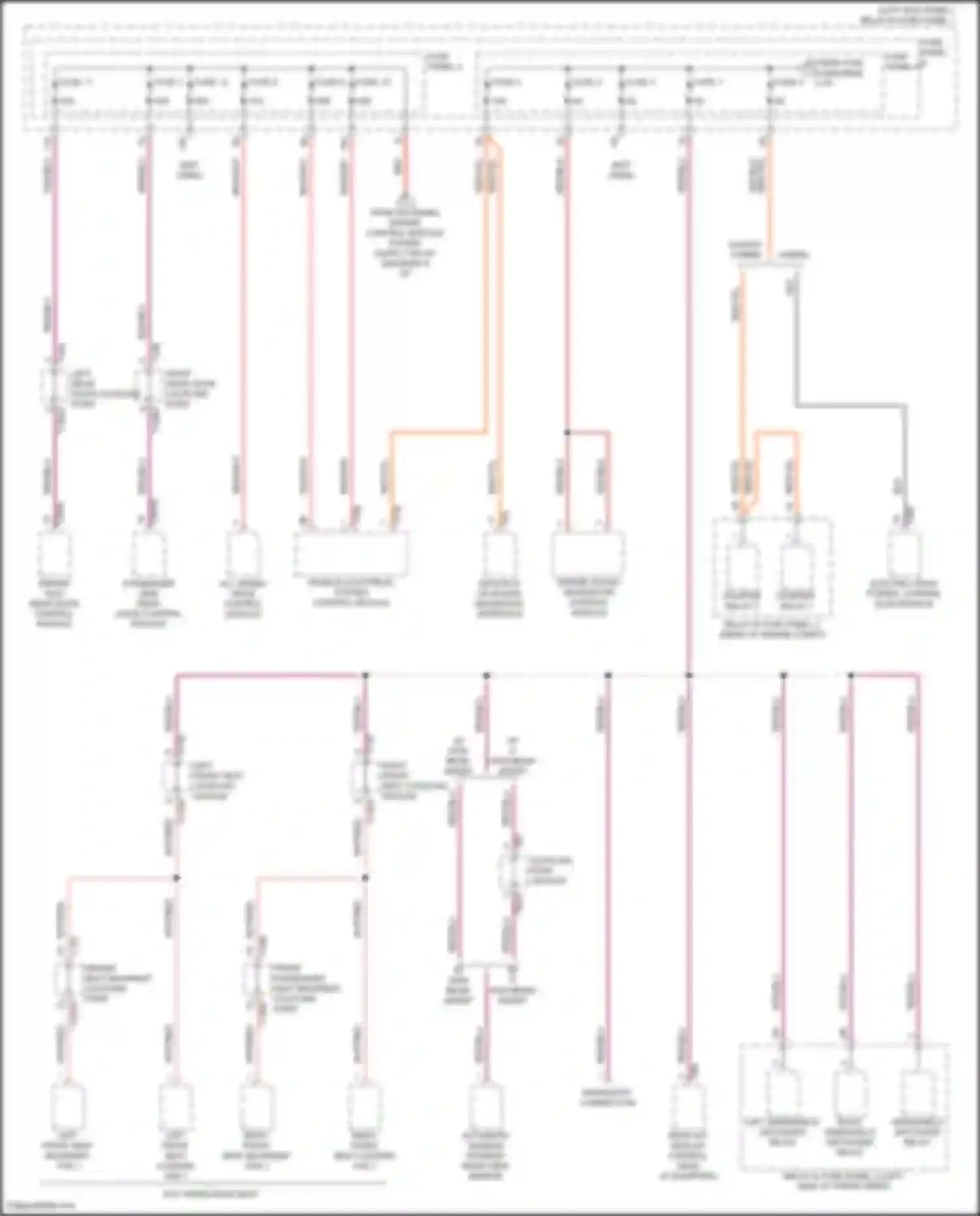 Wiring diagram except hybrid for Audi Q5 e-tron I (2022-2024) (4 of 8)